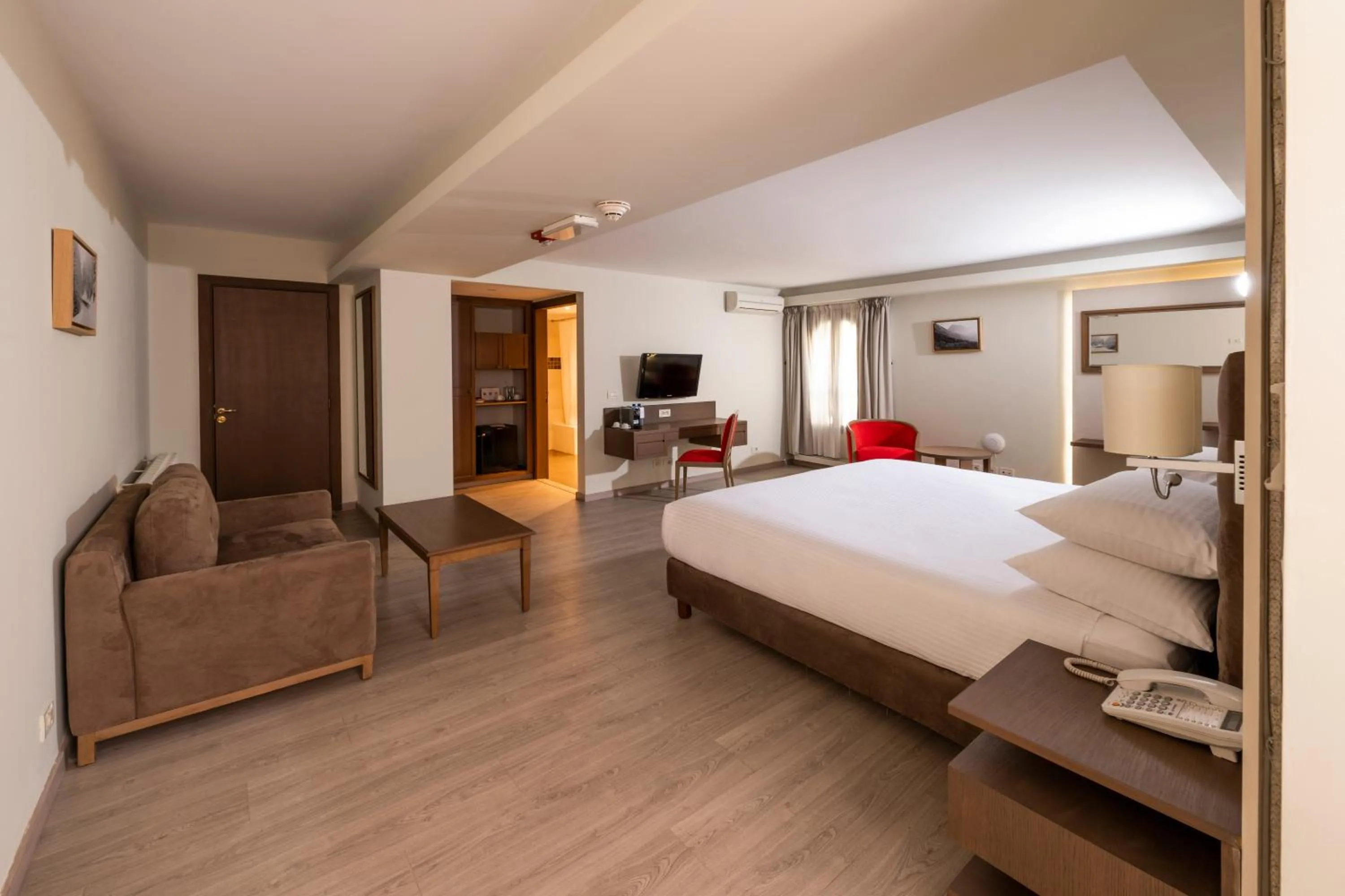 Bed in InterContinental Mzaar Lebanon Mountain Resort & Spa by IHG