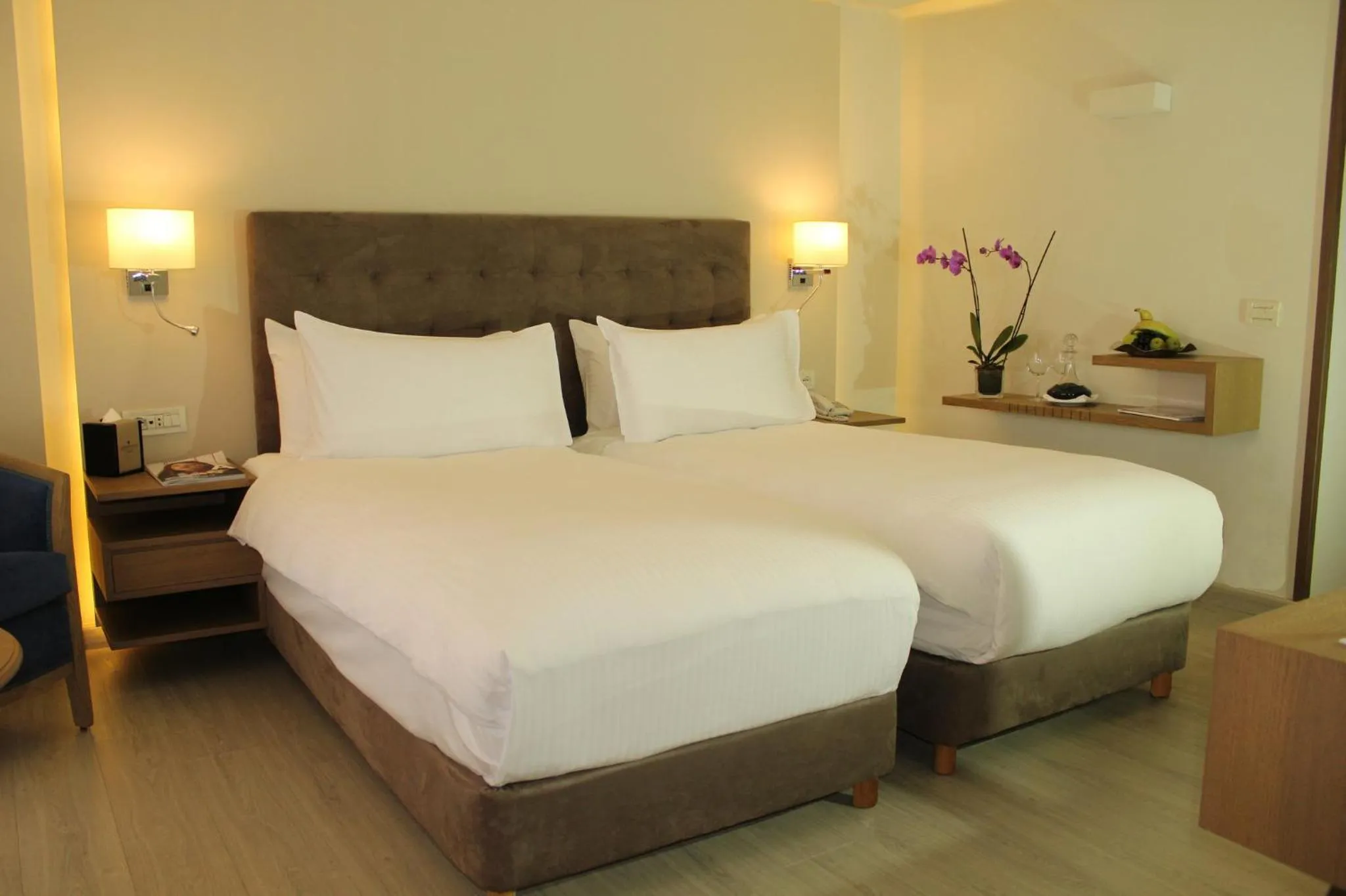 Photo of the whole room, Bed in InterContinental Mzaar Lebanon Mountain Resort & Spa by IHG