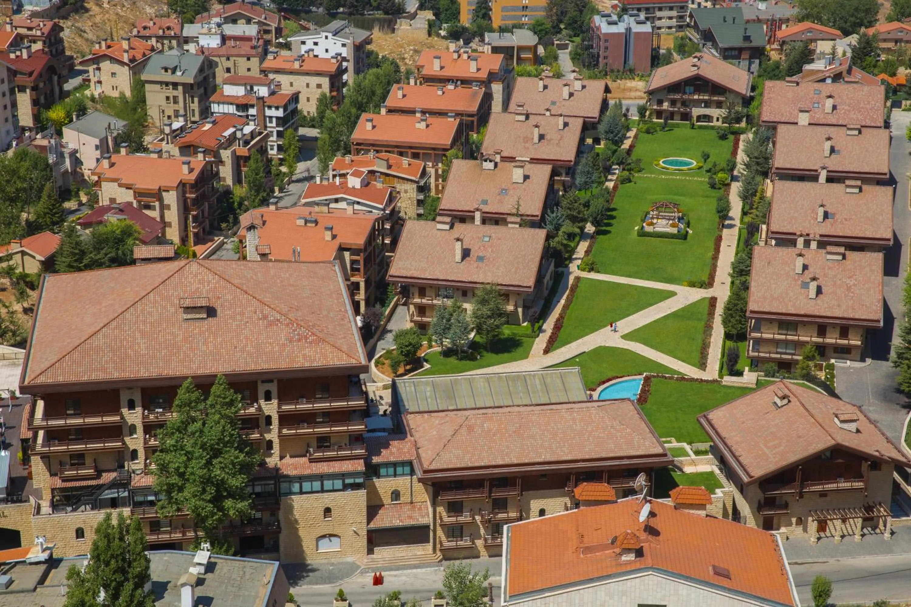 Property building in InterContinental Mzaar Lebanon Mountain Resort & Spa by IHG