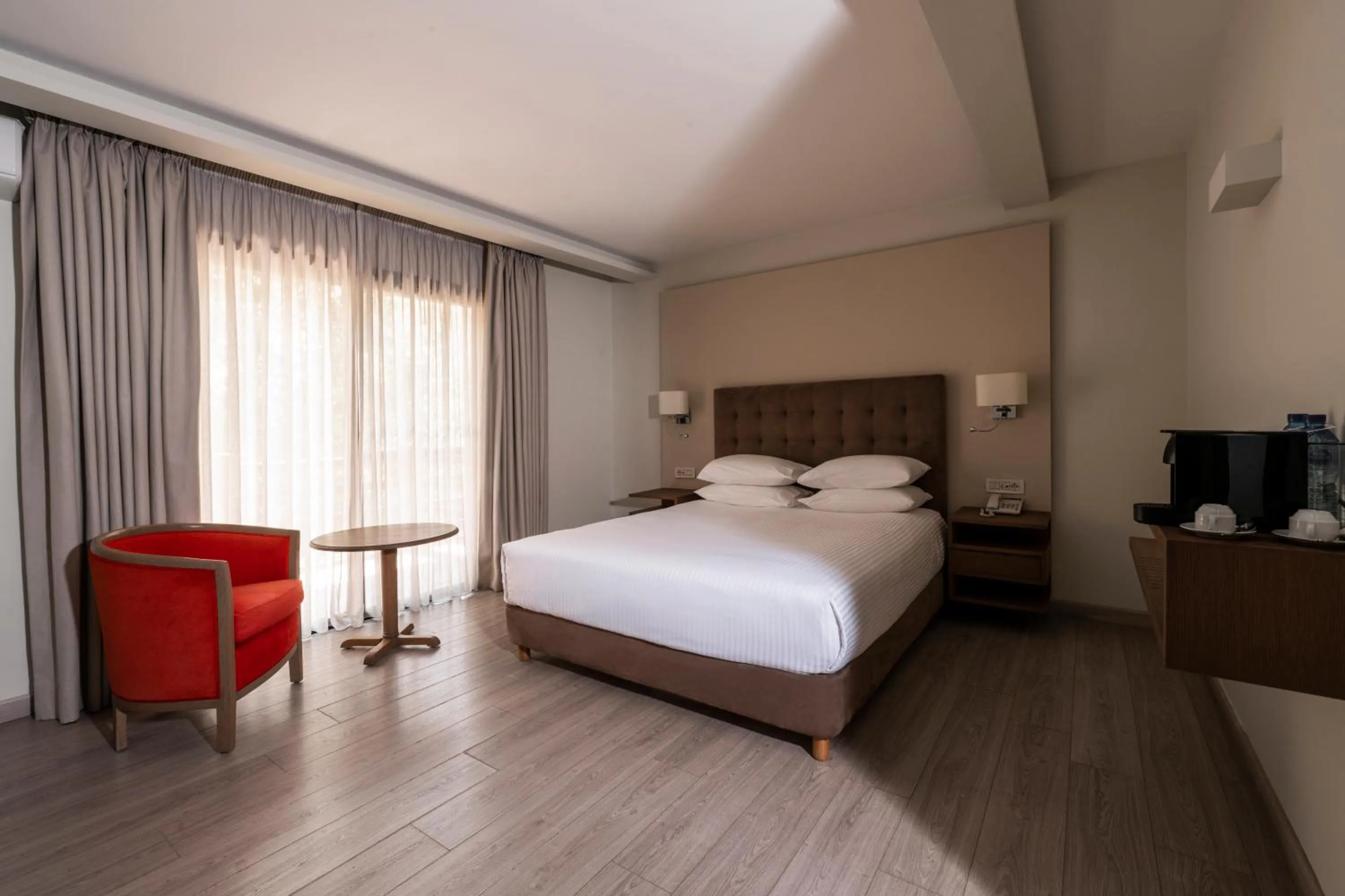 Bed in InterContinental Mzaar Lebanon Mountain Resort & Spa by IHG