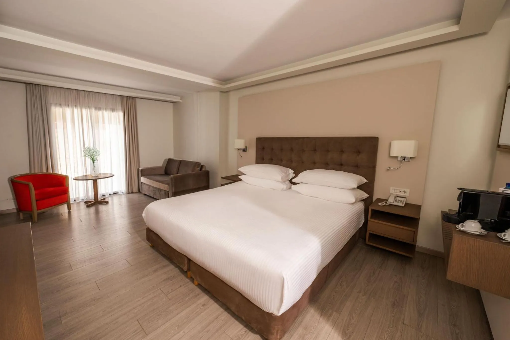 Photo of the whole room, Bed in InterContinental Mzaar Lebanon Mountain Resort & Spa by IHG