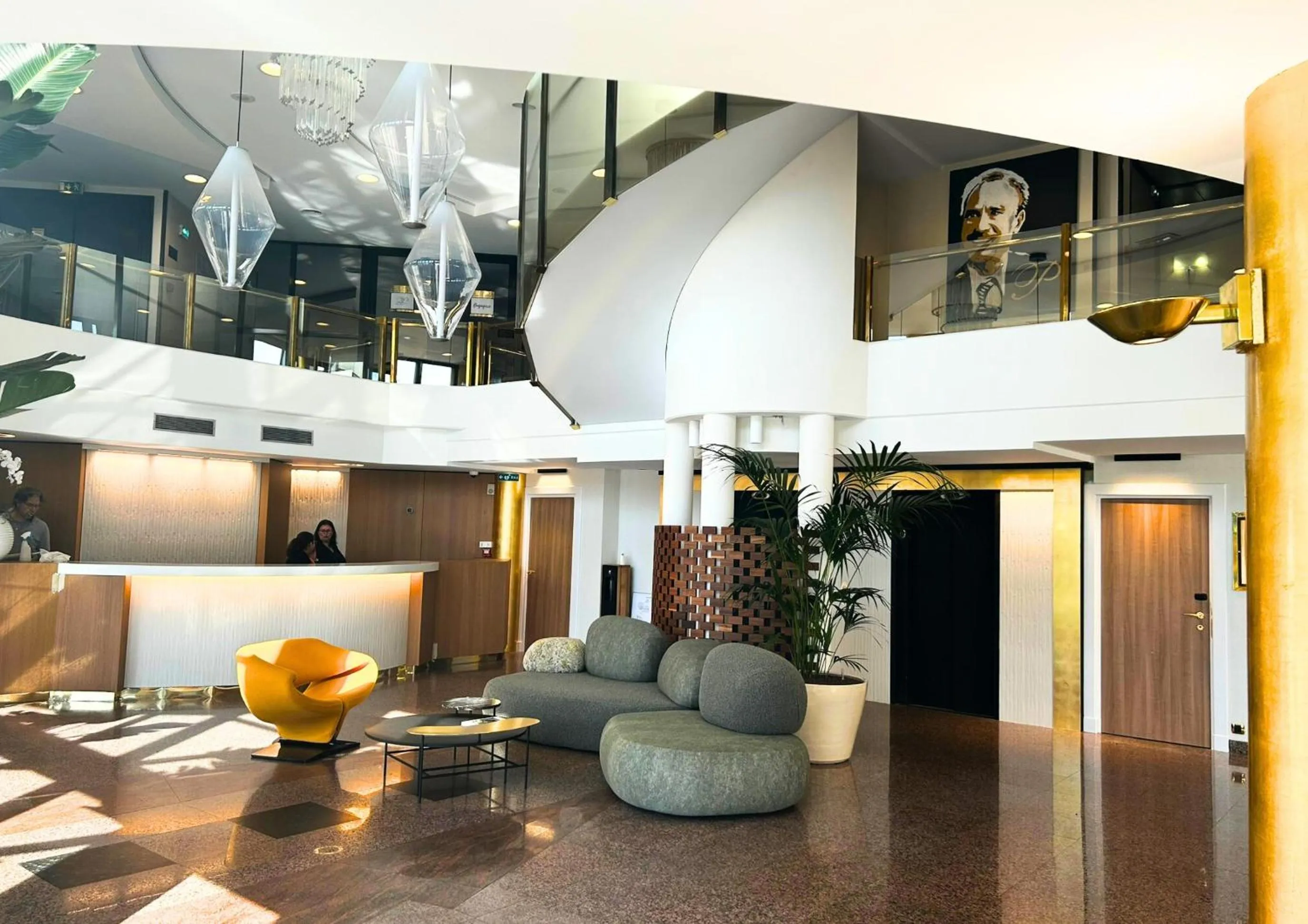 Lobby or reception in Hotel Palladia