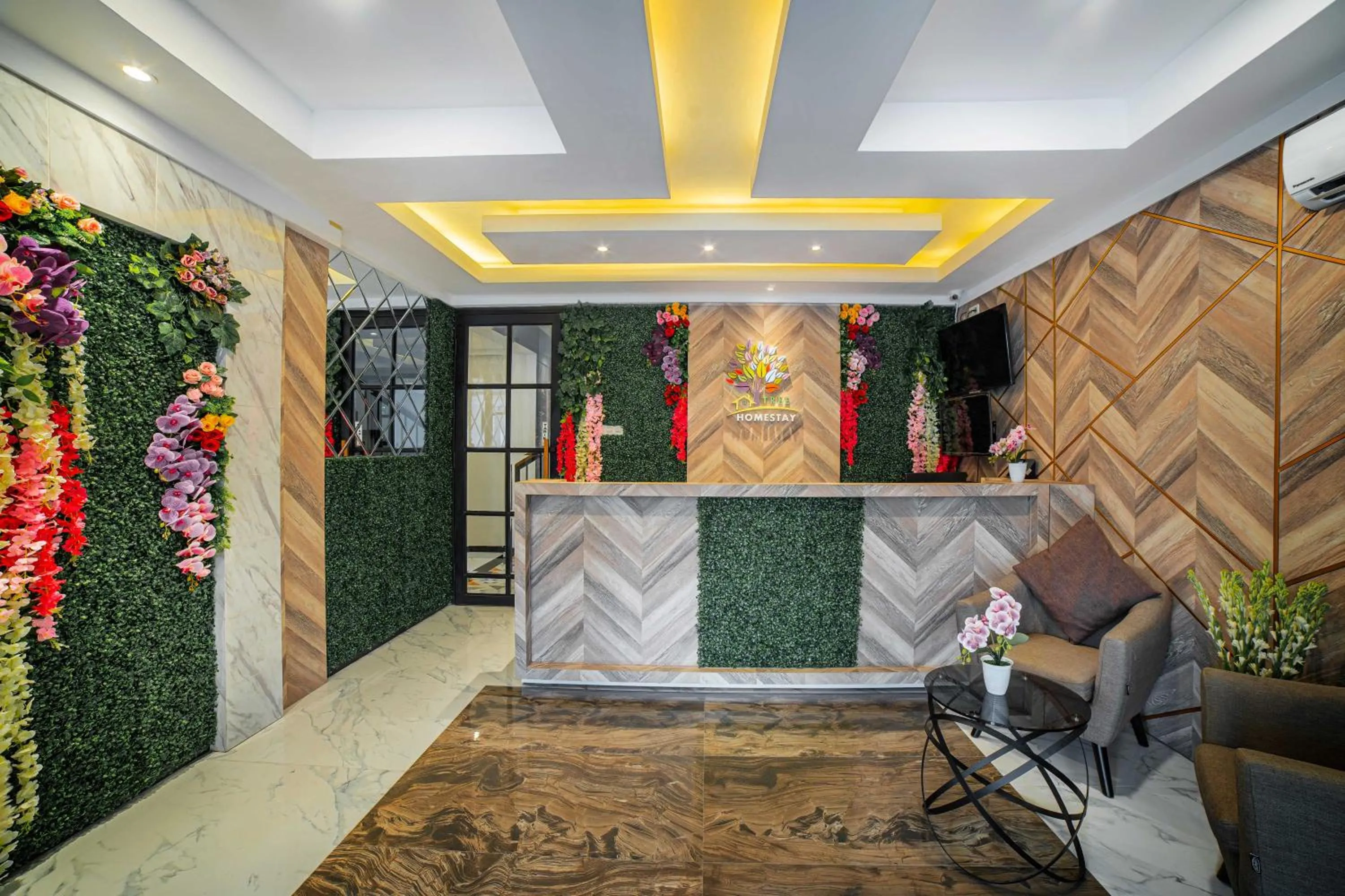 Lobby or reception in Tree Homestay Mitra RedDoorz