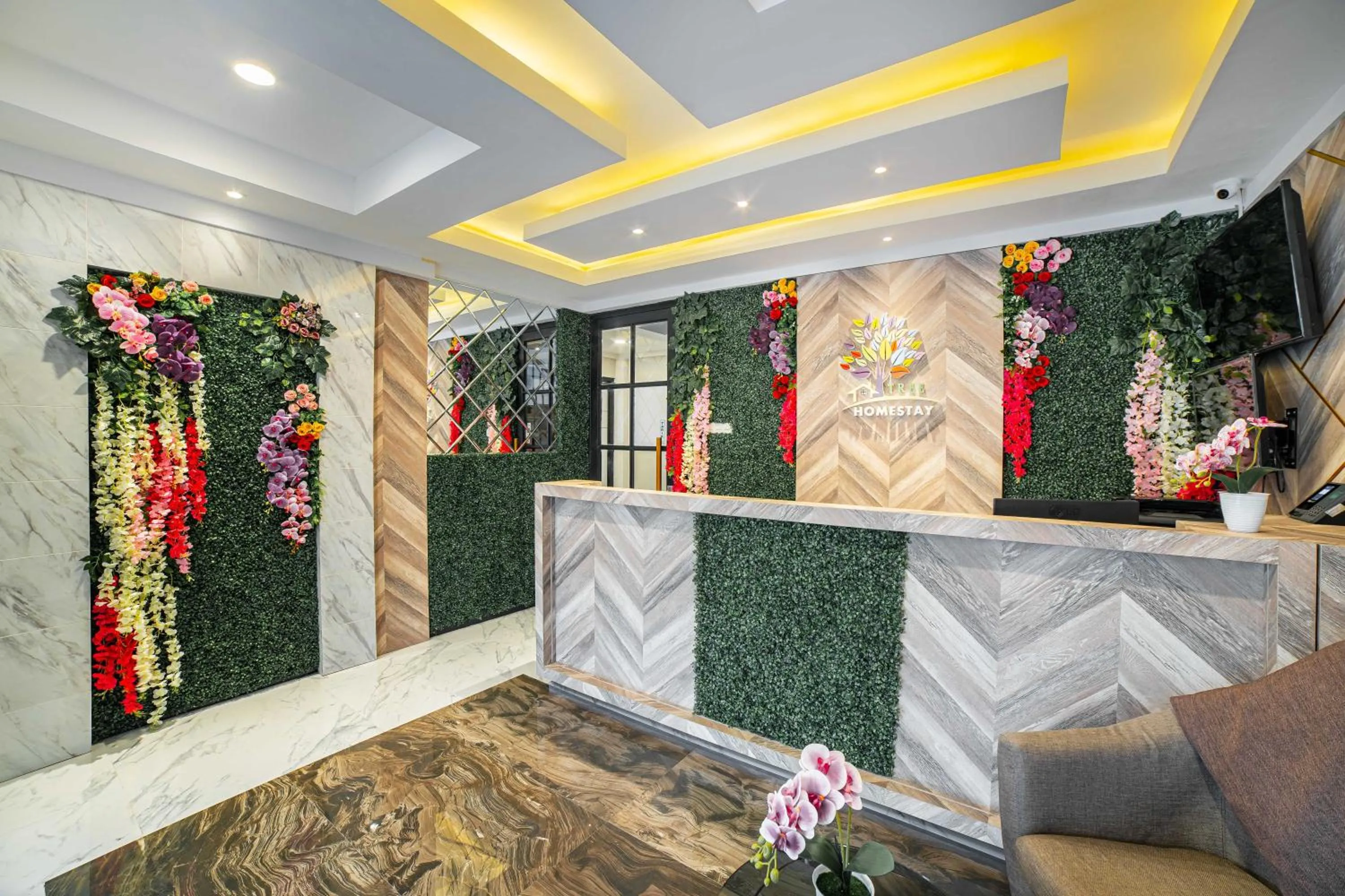 Lobby or reception in Tree Homestay Mitra RedDoorz