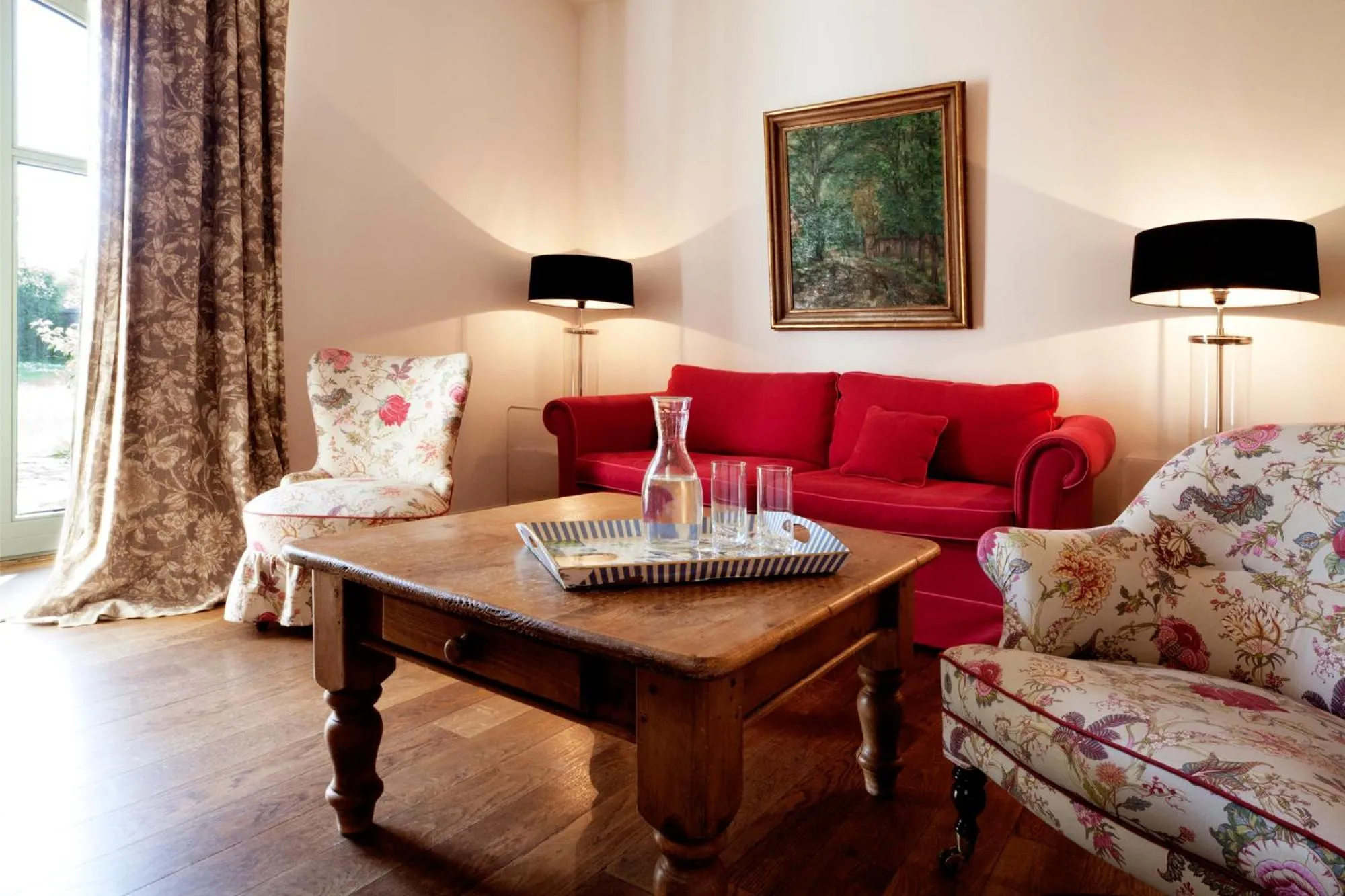 Living room in Relais & Châteaux Gutshaus Stolpe