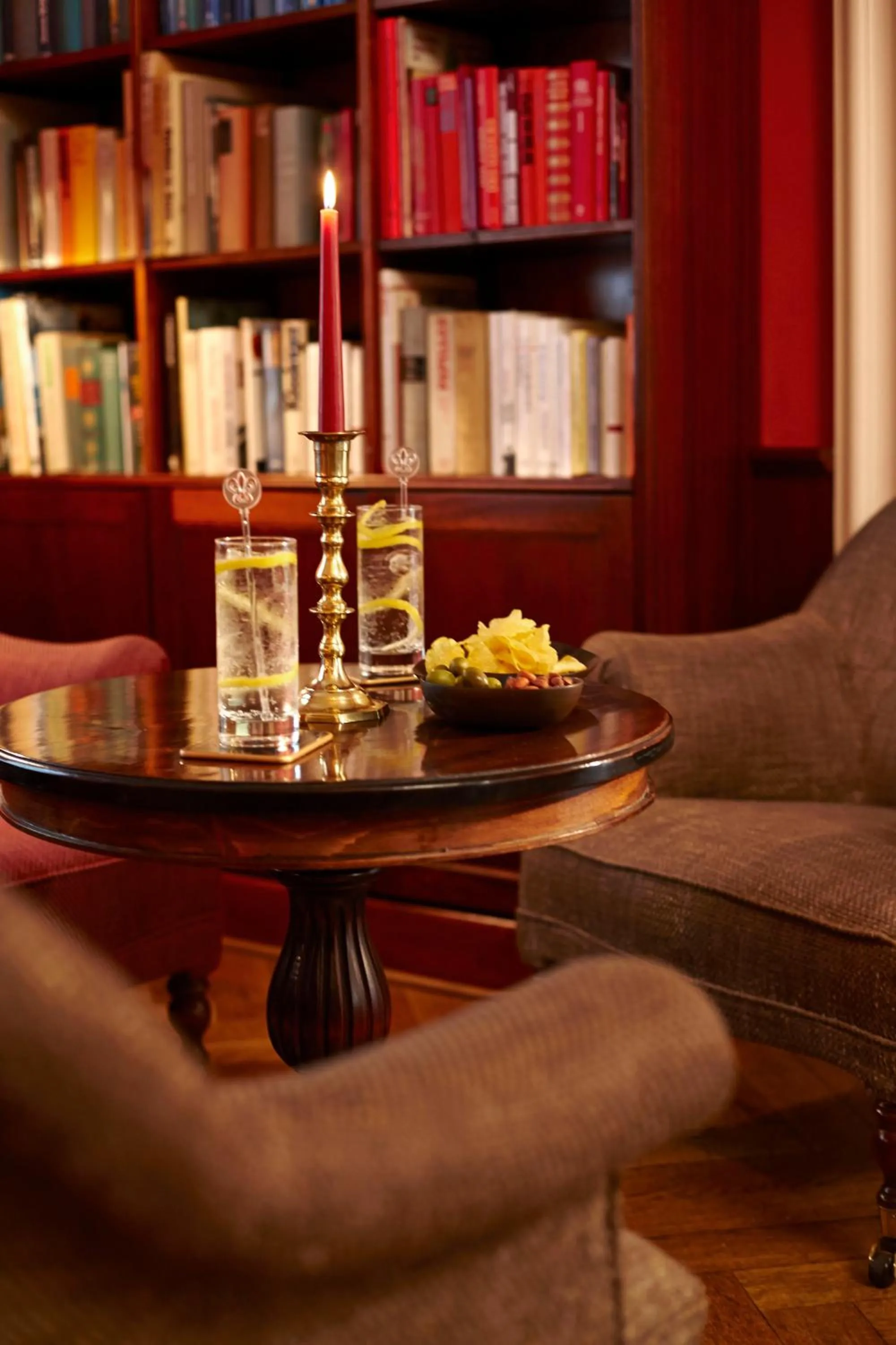 Lounge or bar in Relais & Châteaux Gutshaus Stolpe