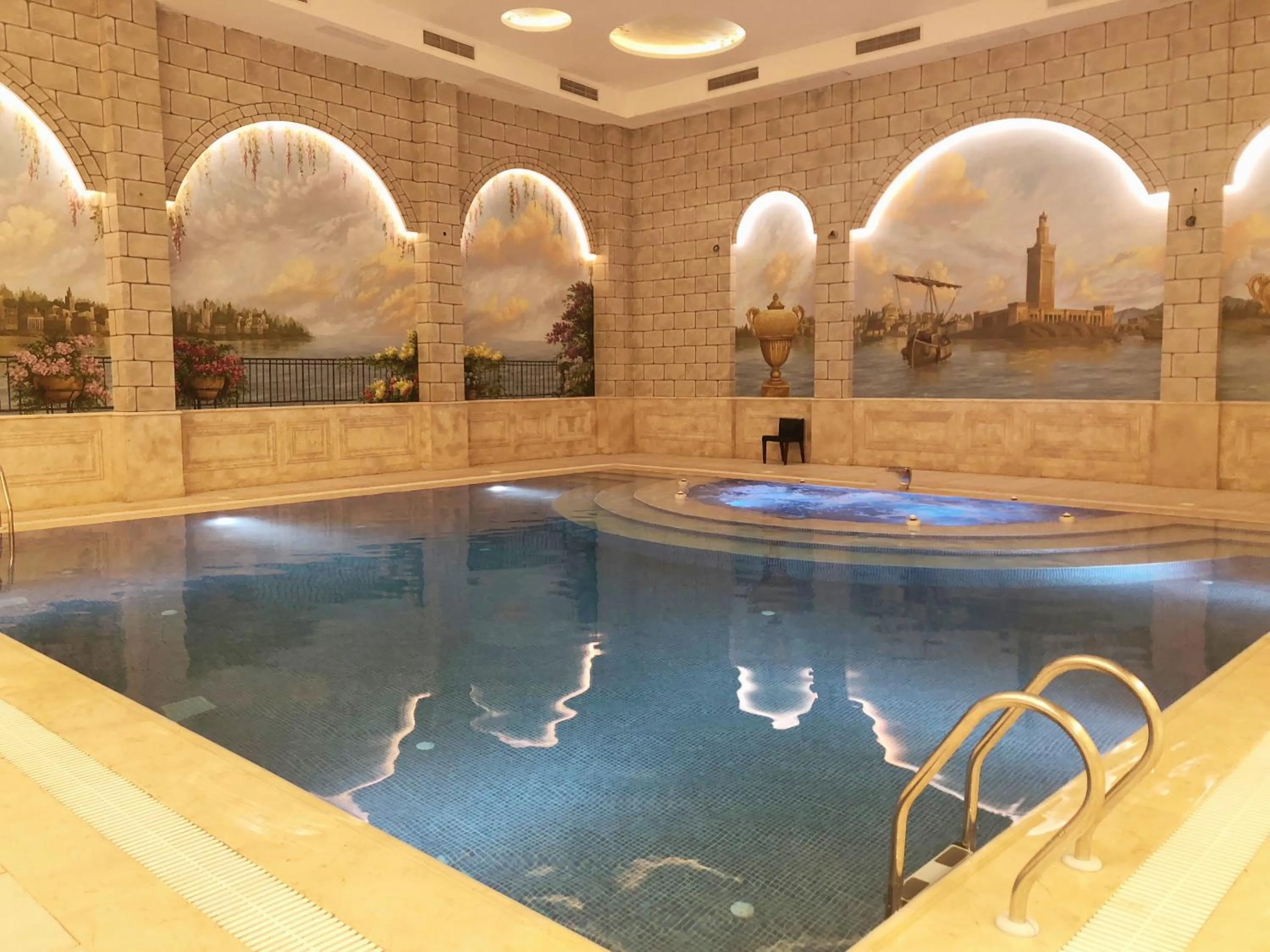 Swimming pool in Rhactus Hotel, New Alamein