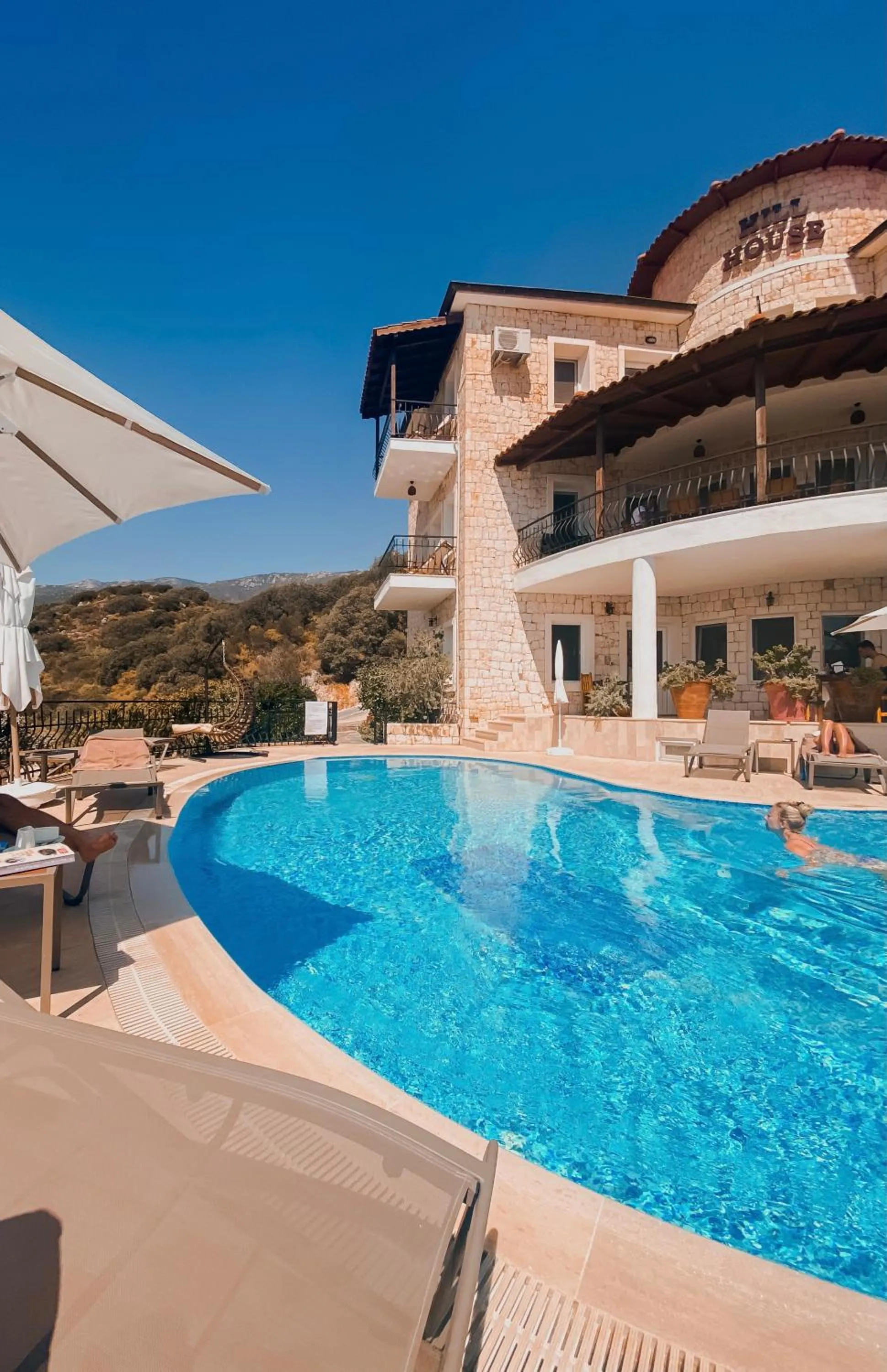 Swimming pool in Hill House Adult Only