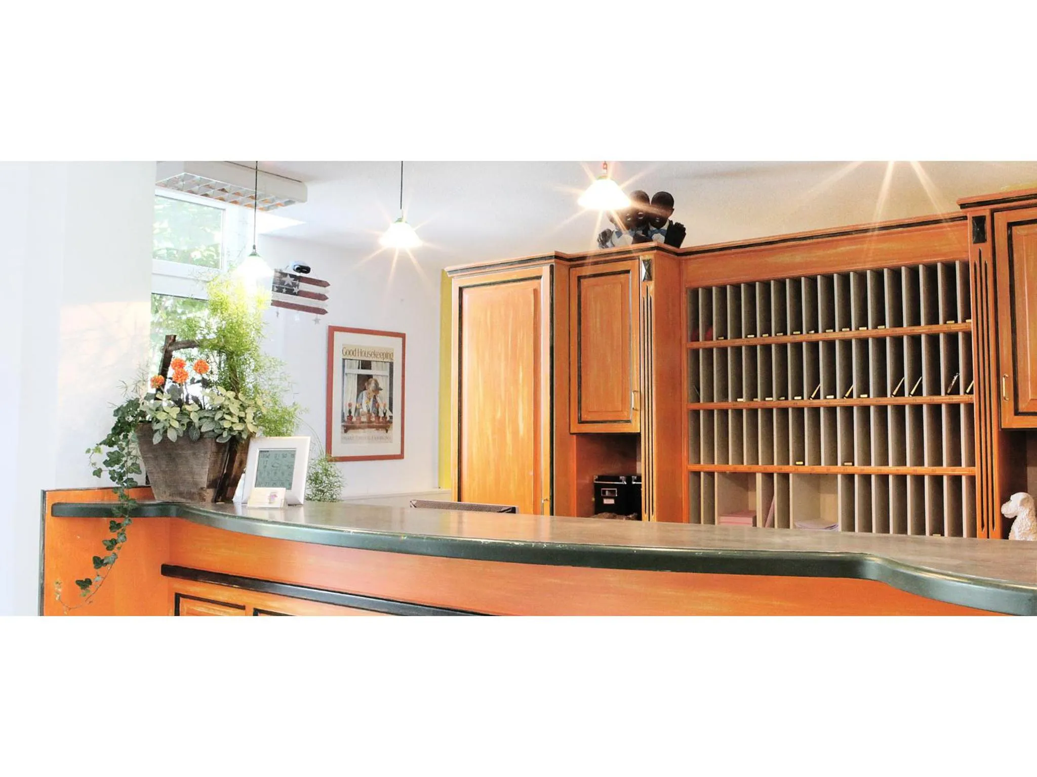 Lobby or reception in Hotel Amerika