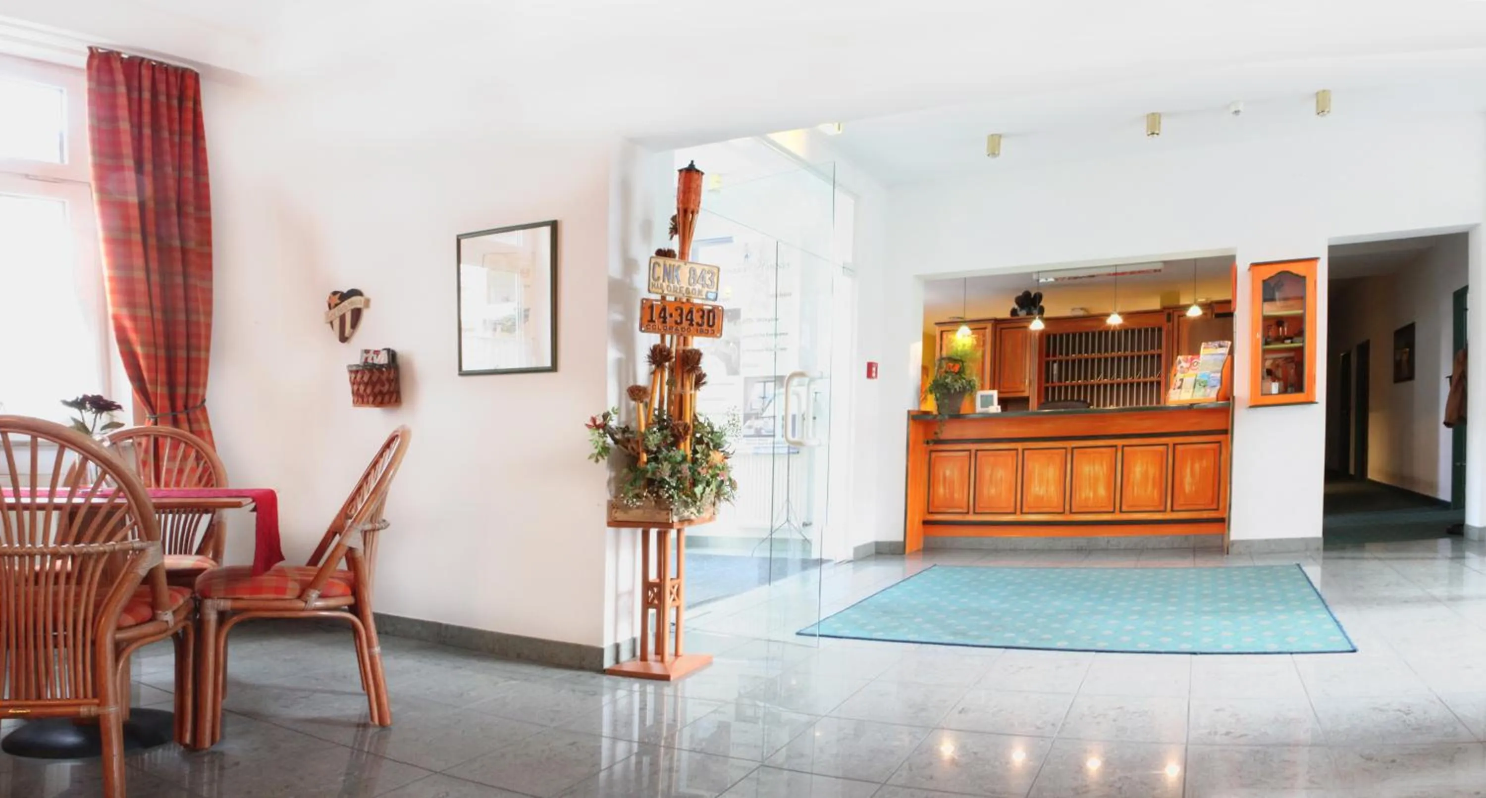 Lobby or reception in Hotel Amerika