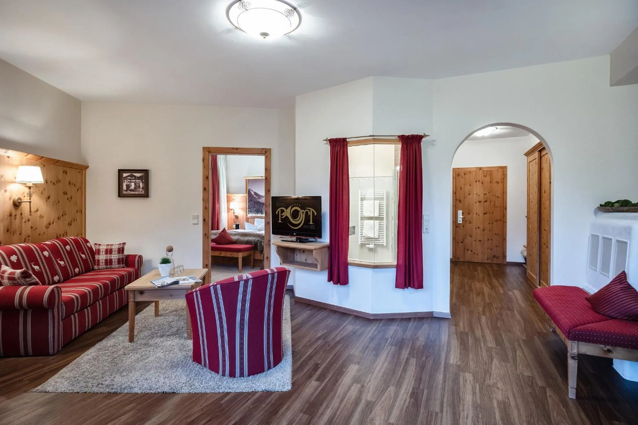Seating area in Hotel Post am See