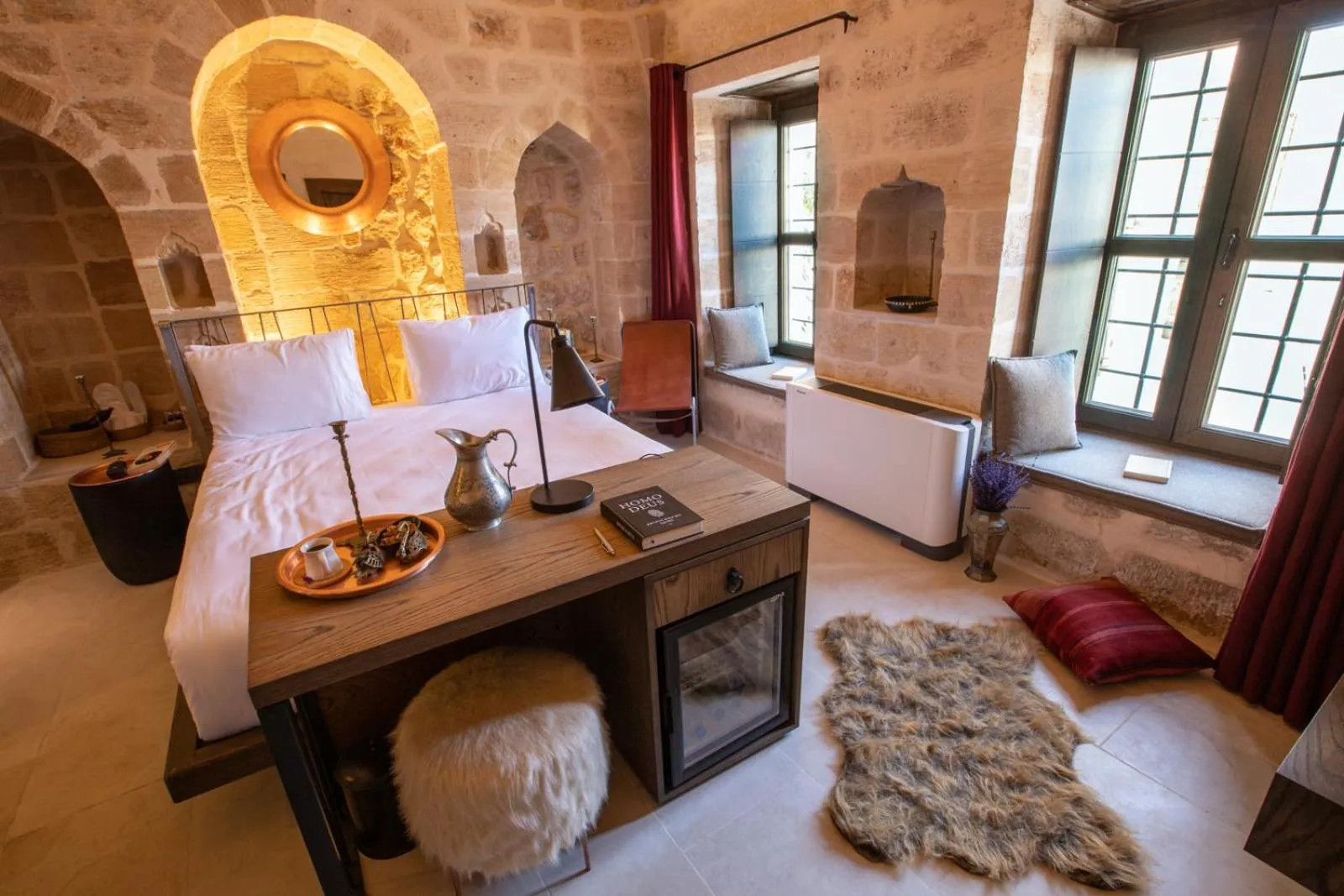 Bed in Mirsoum Hotel