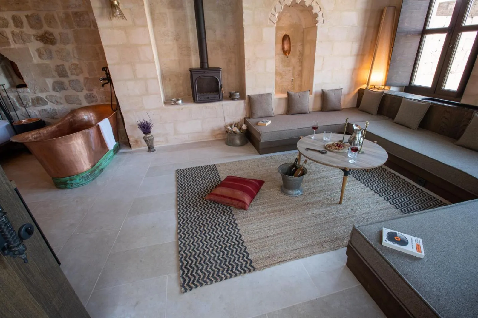 Seating area in Mirsoum Hotel