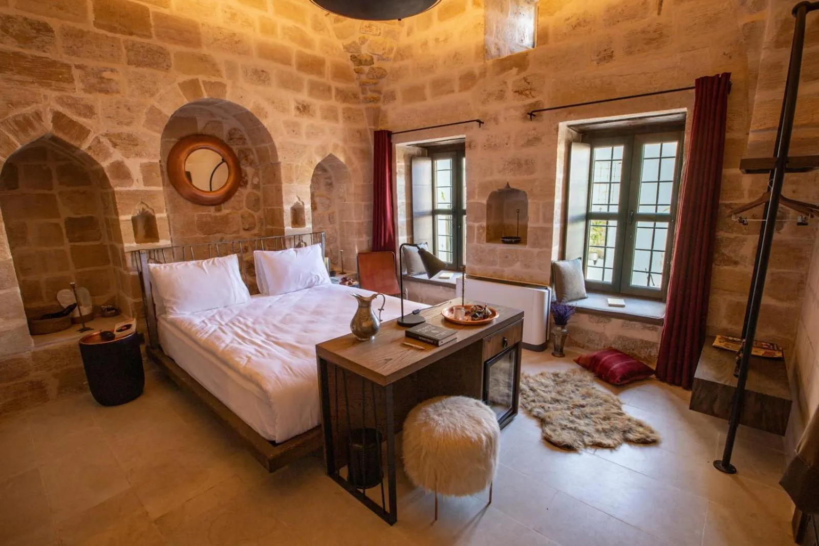 Bed in Mirsoum Hotel