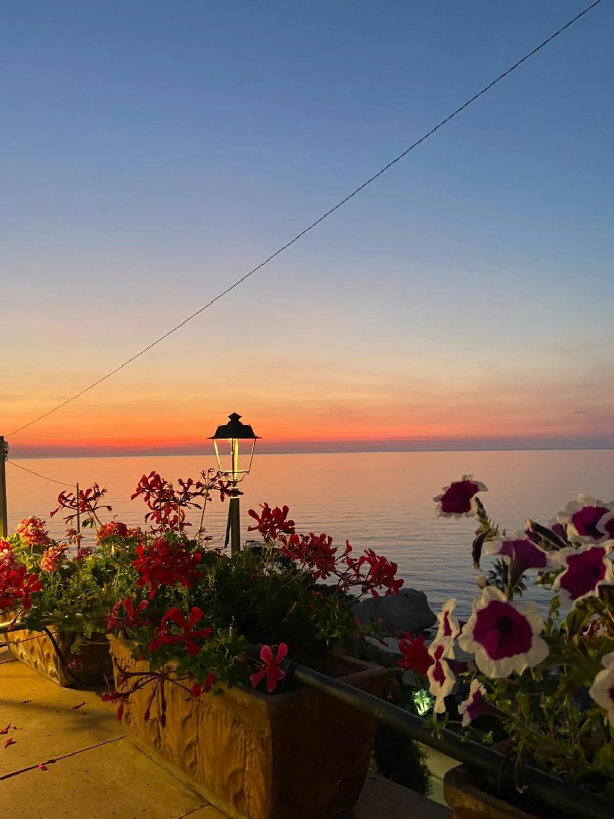Sunset in B&B Laudato Sii Tropea