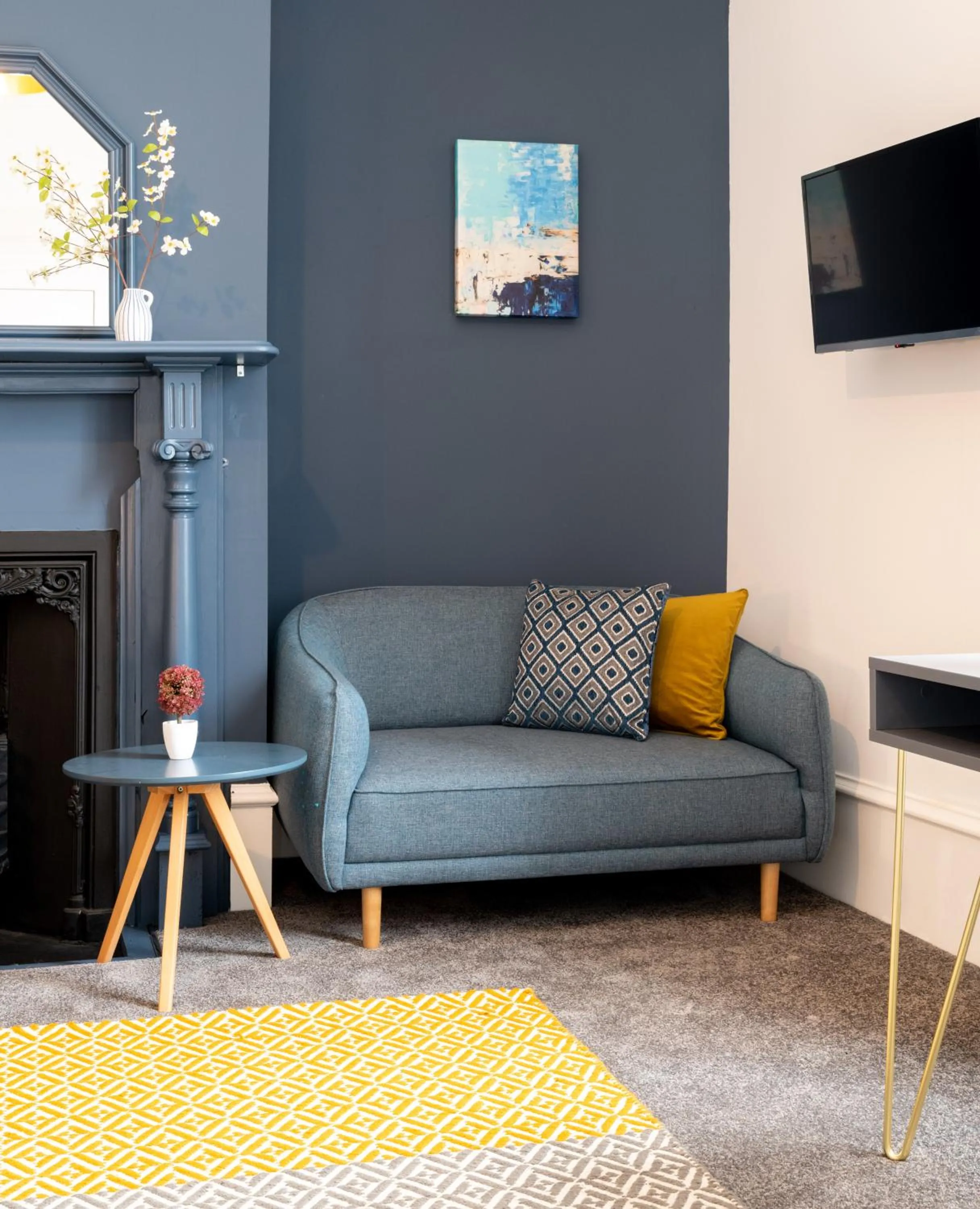 Bedroom in BrickSage Rooms, King's Lynn South Gate