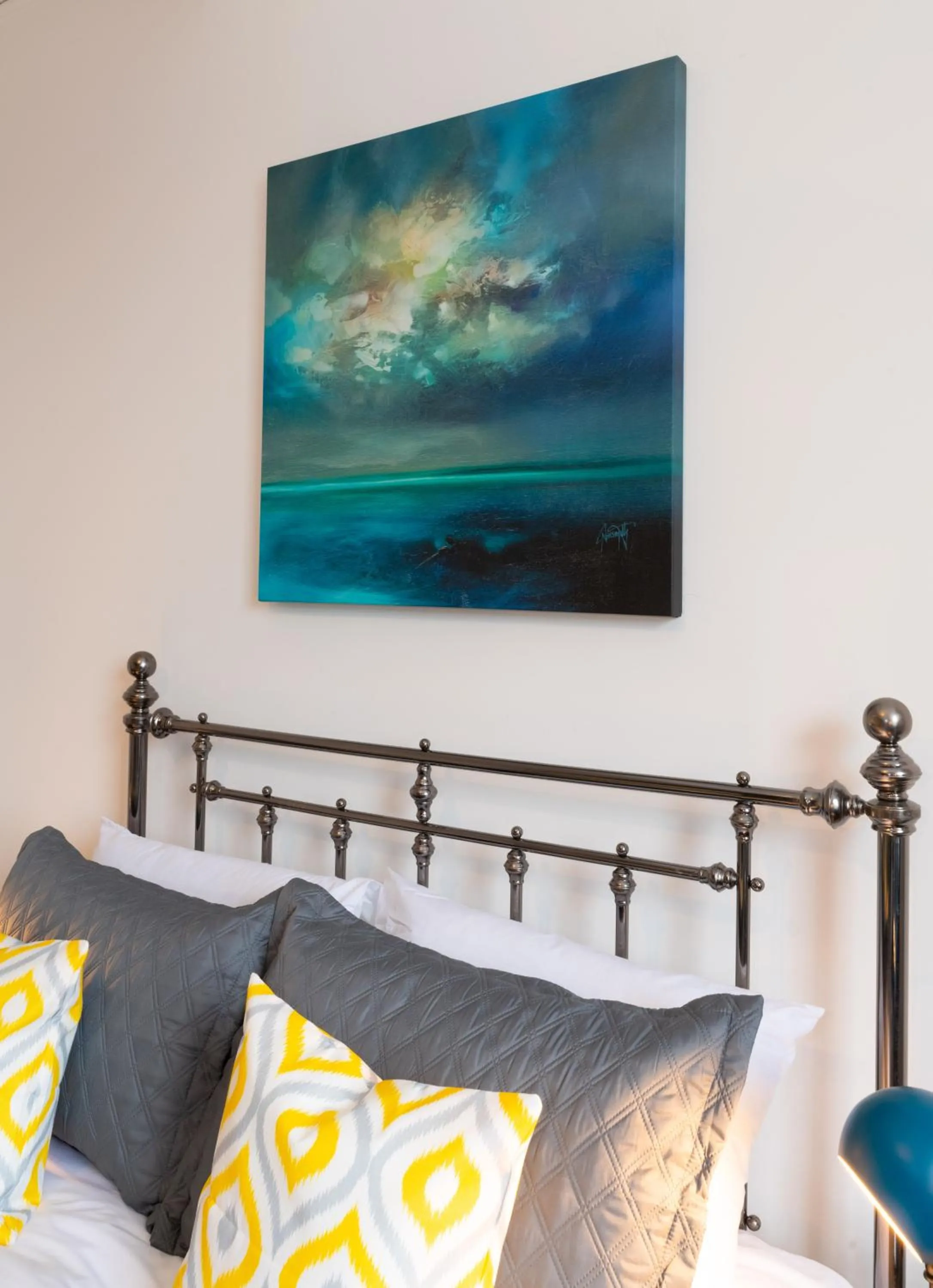 Bedroom, Bed in BrickSage Rooms, King's Lynn South Gate