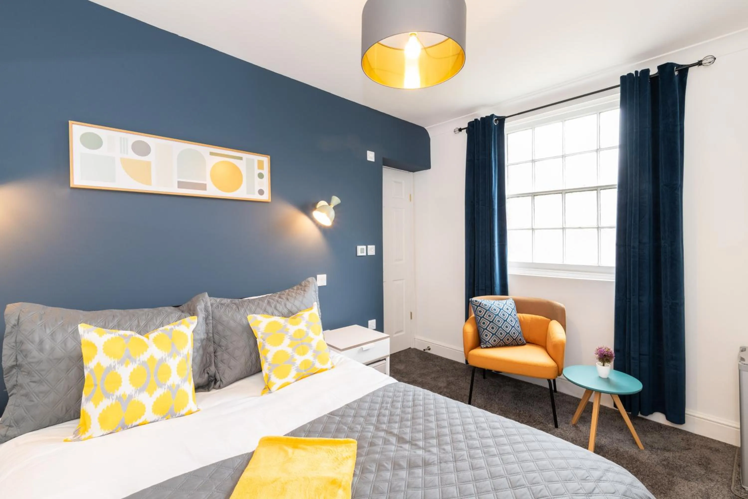 Bedroom, Bed in BrickSage Rooms, King's Lynn South Gate