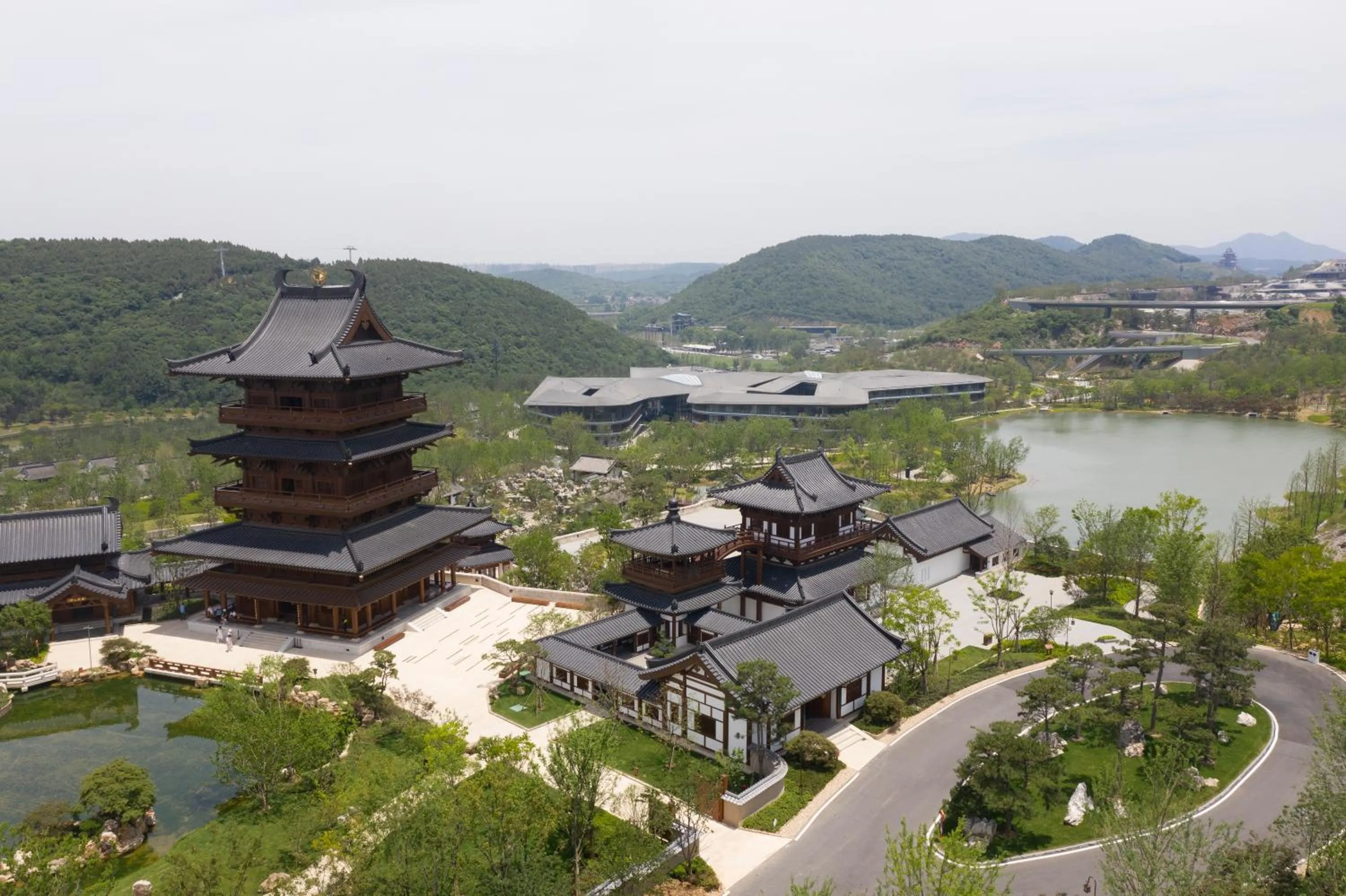 Bird's eye view in Radisson Collection Resort Nanjing