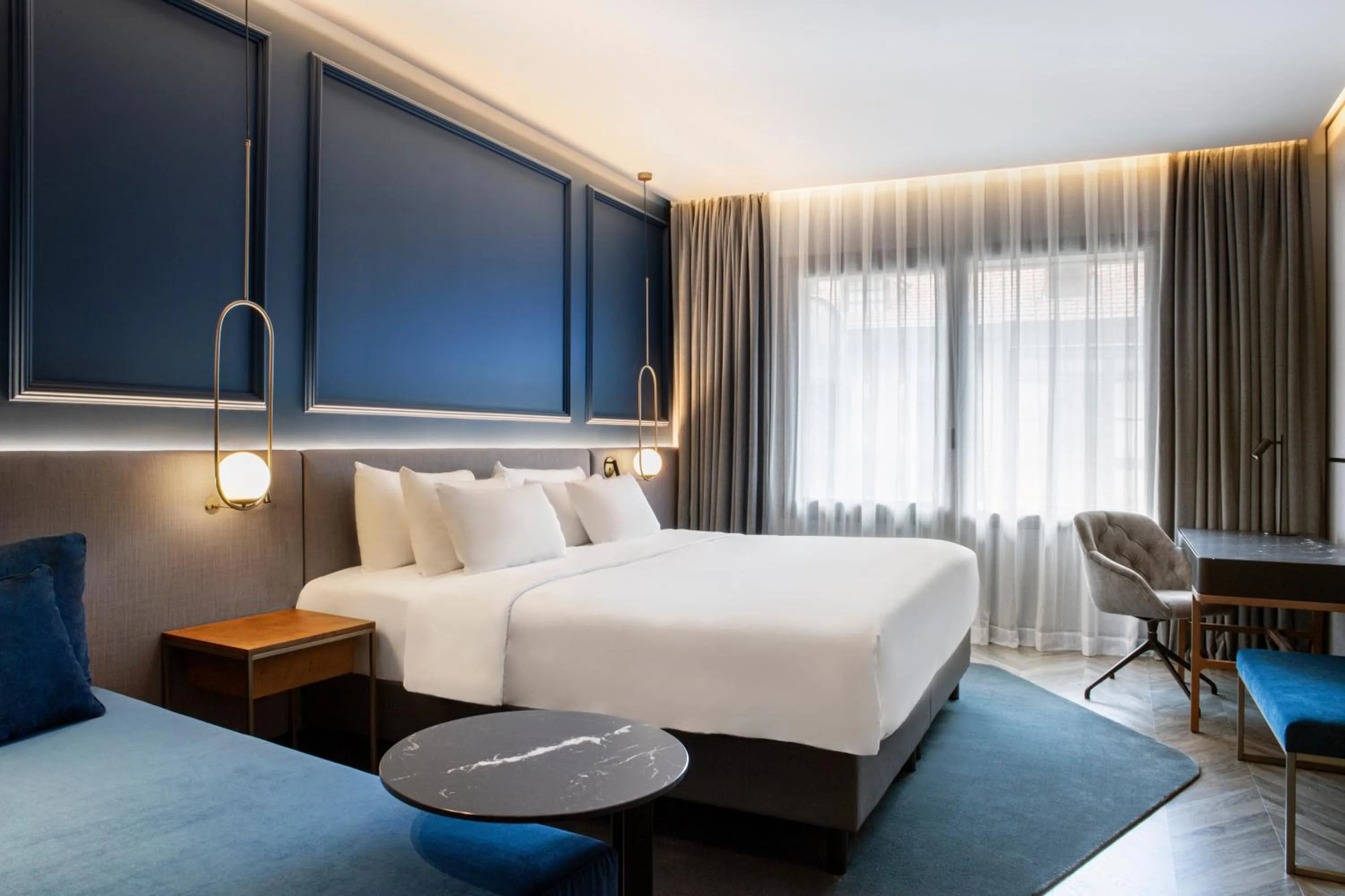 Bedroom, Bed in Radisson Collection Bilbao