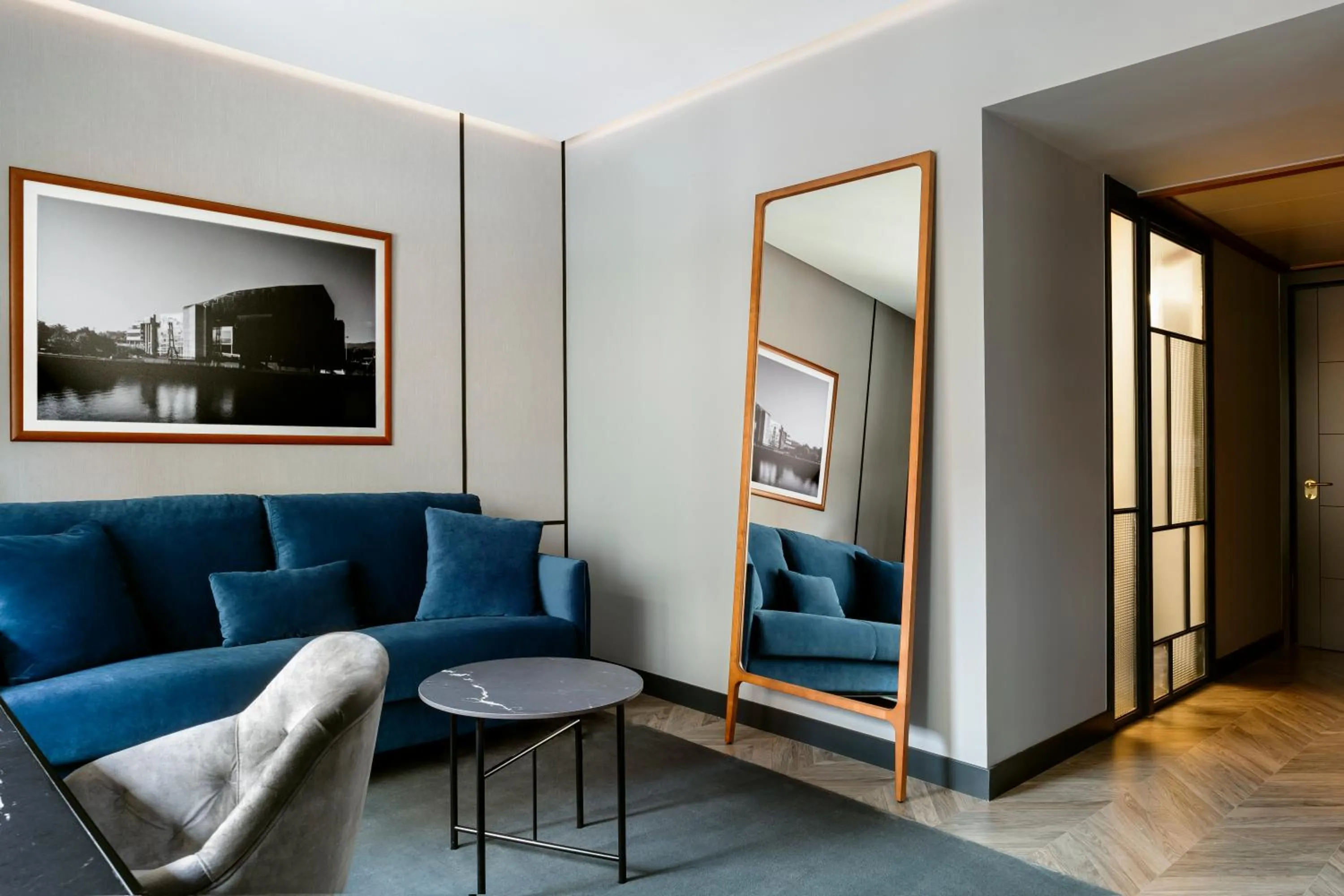 Living room in Radisson Collection Bilbao