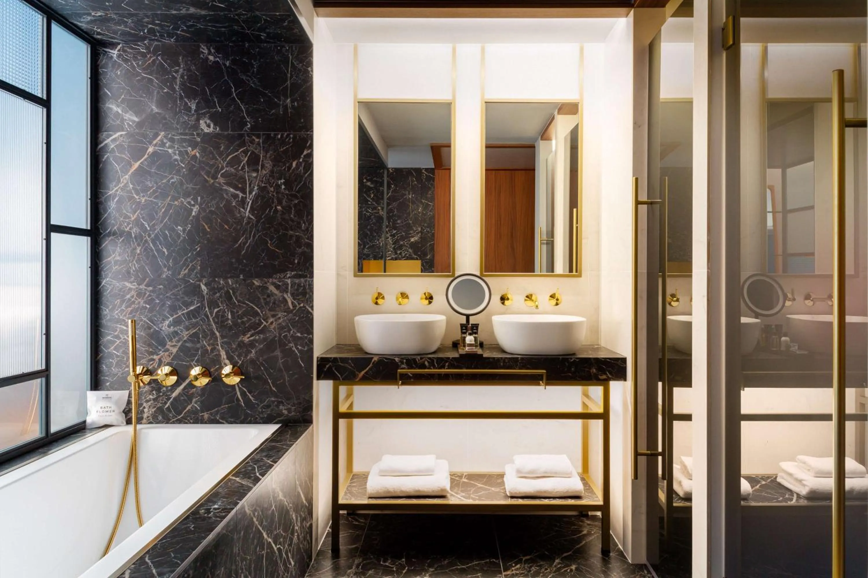 Bathroom in Radisson Collection Bilbao