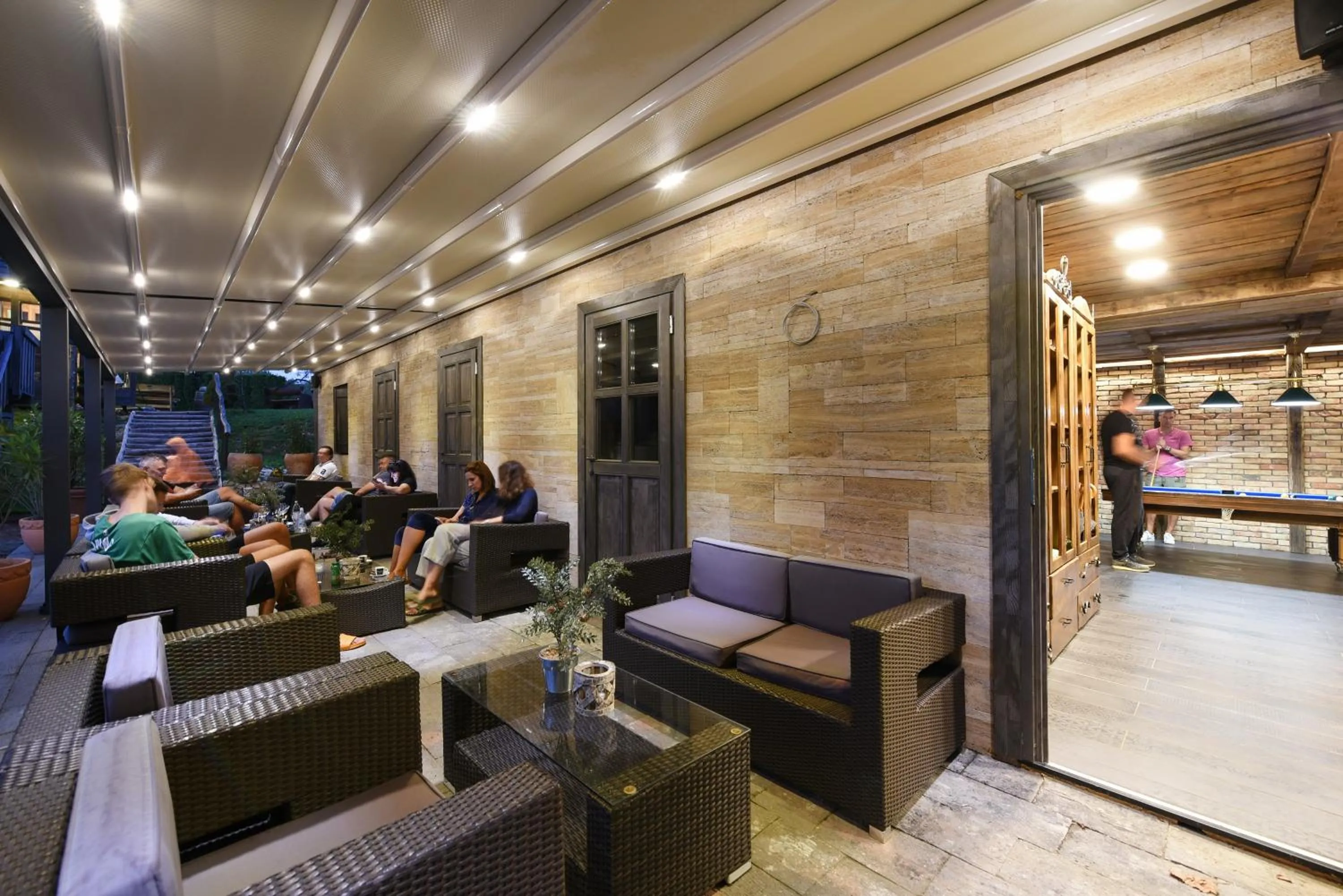 Patio in Lakeside Hotel Plitvice