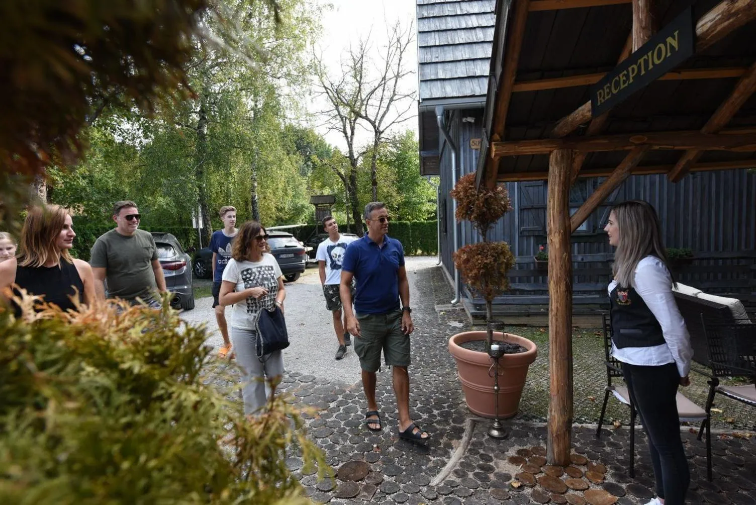 Patio in Lakeside Hotel Plitvice