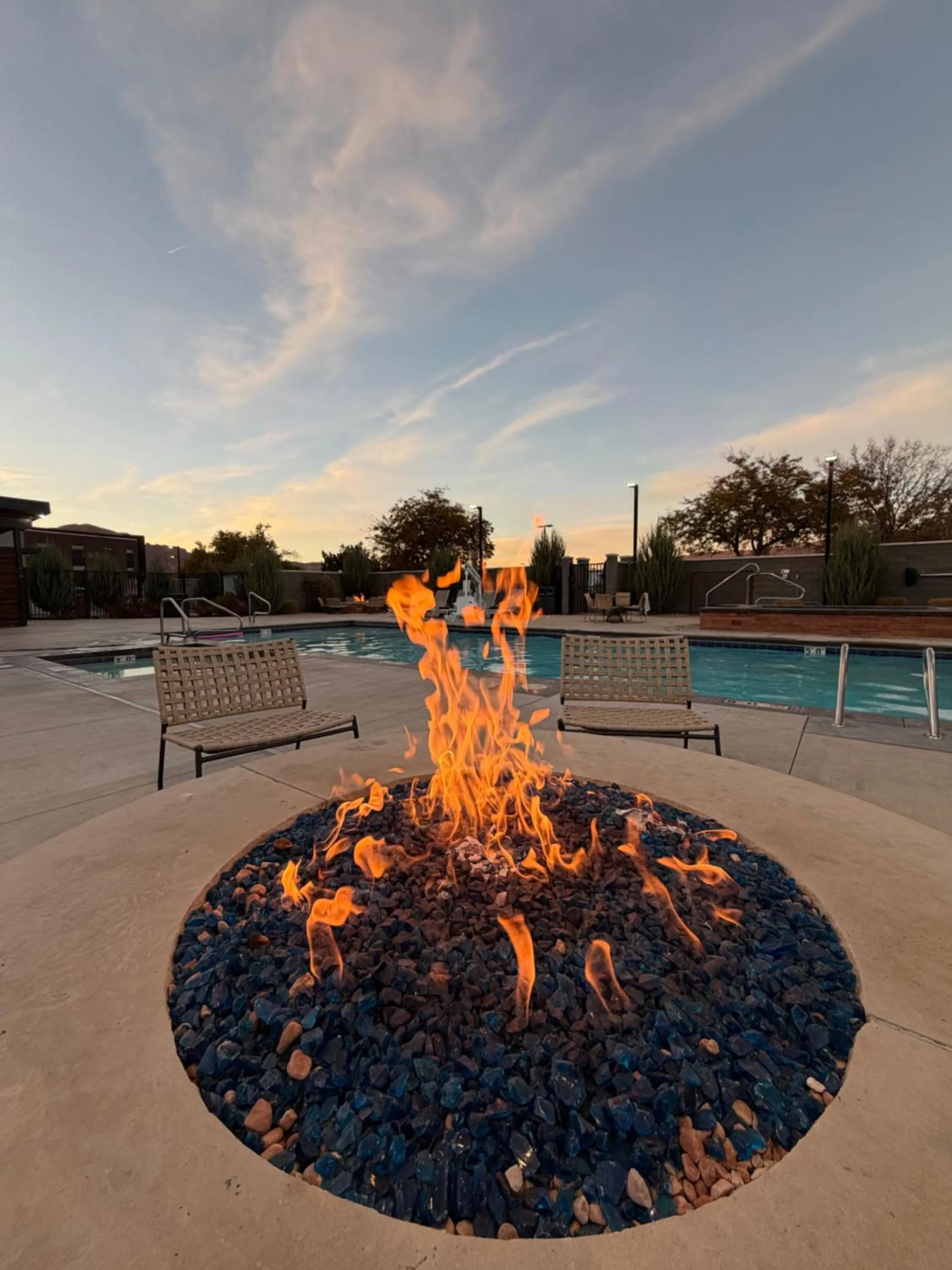 Swimming pool in Gravity Haus Moab