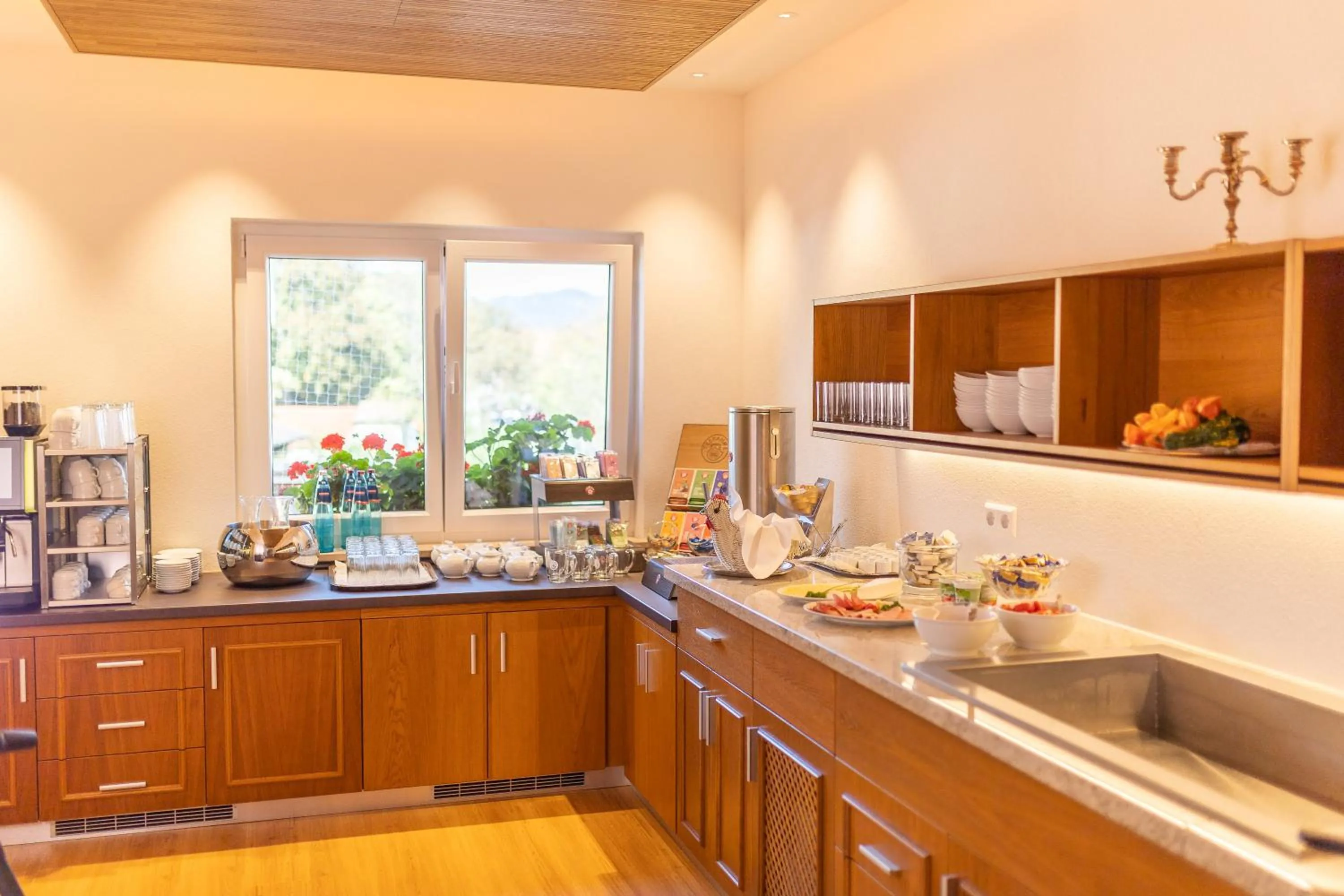 Buffet breakfast in Hotel Fortuna