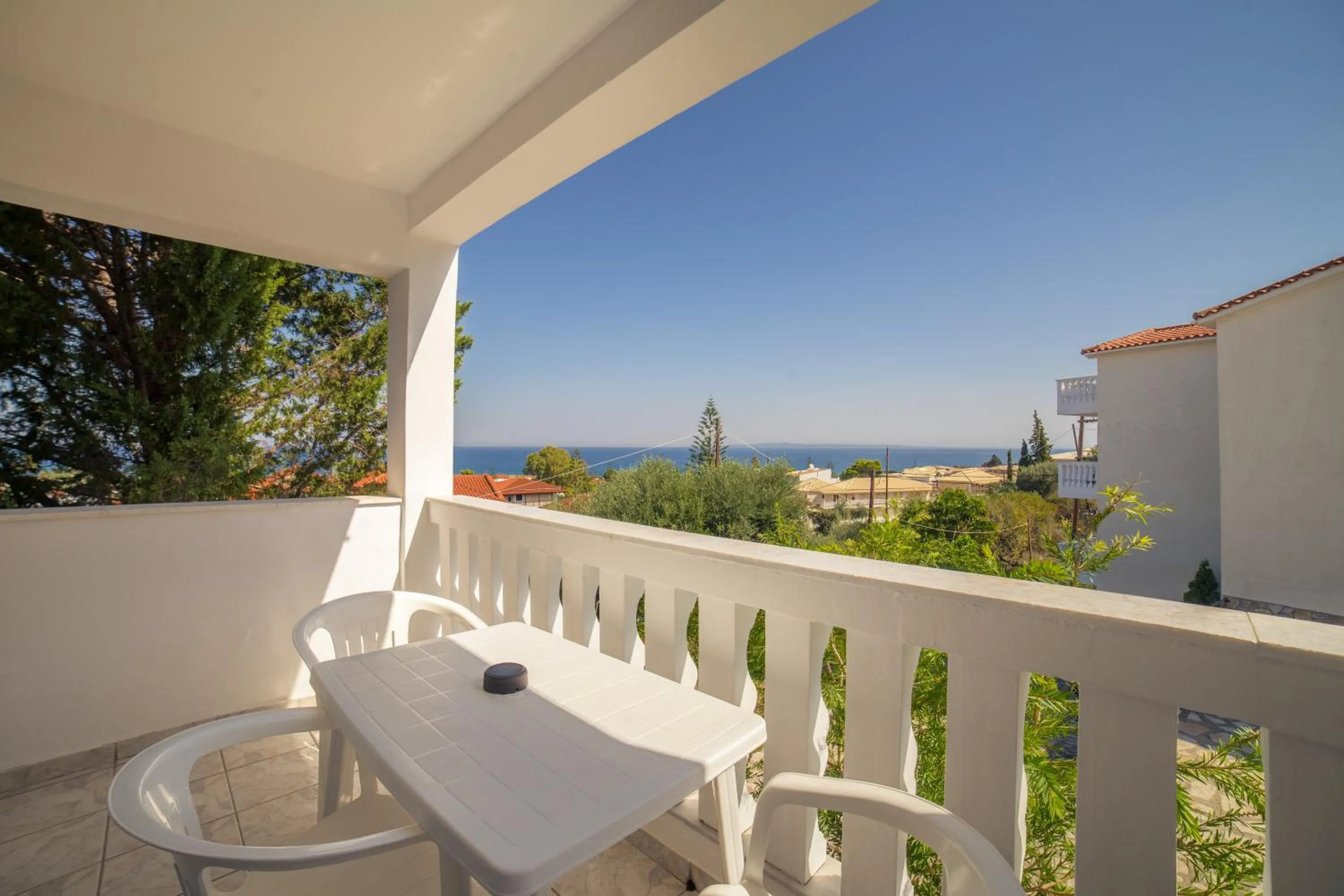 Balcony/Terrace in All In Krinas Apart-Hotel