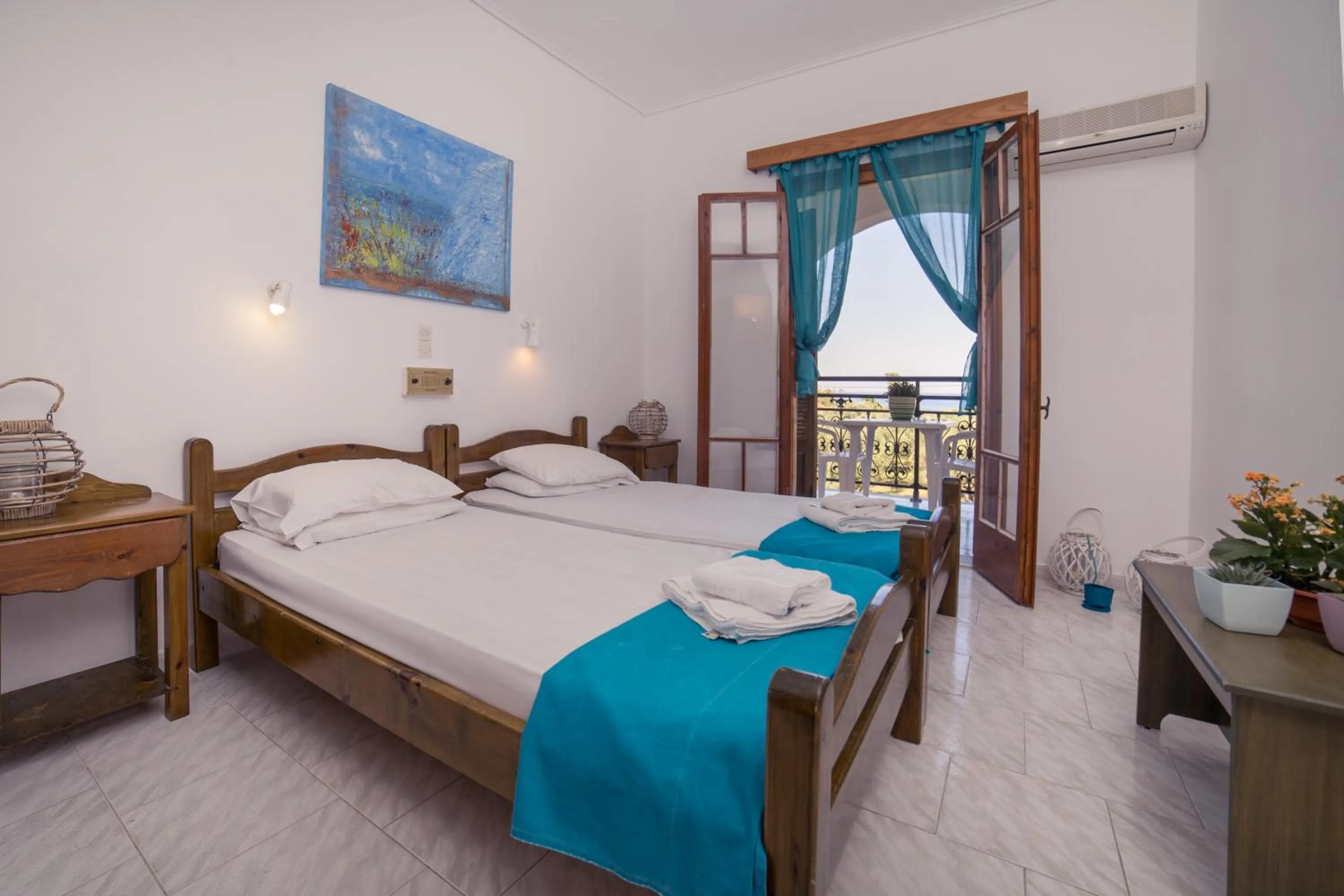 Photo of the whole room, Bed in All In Krinas Apart-Hotel