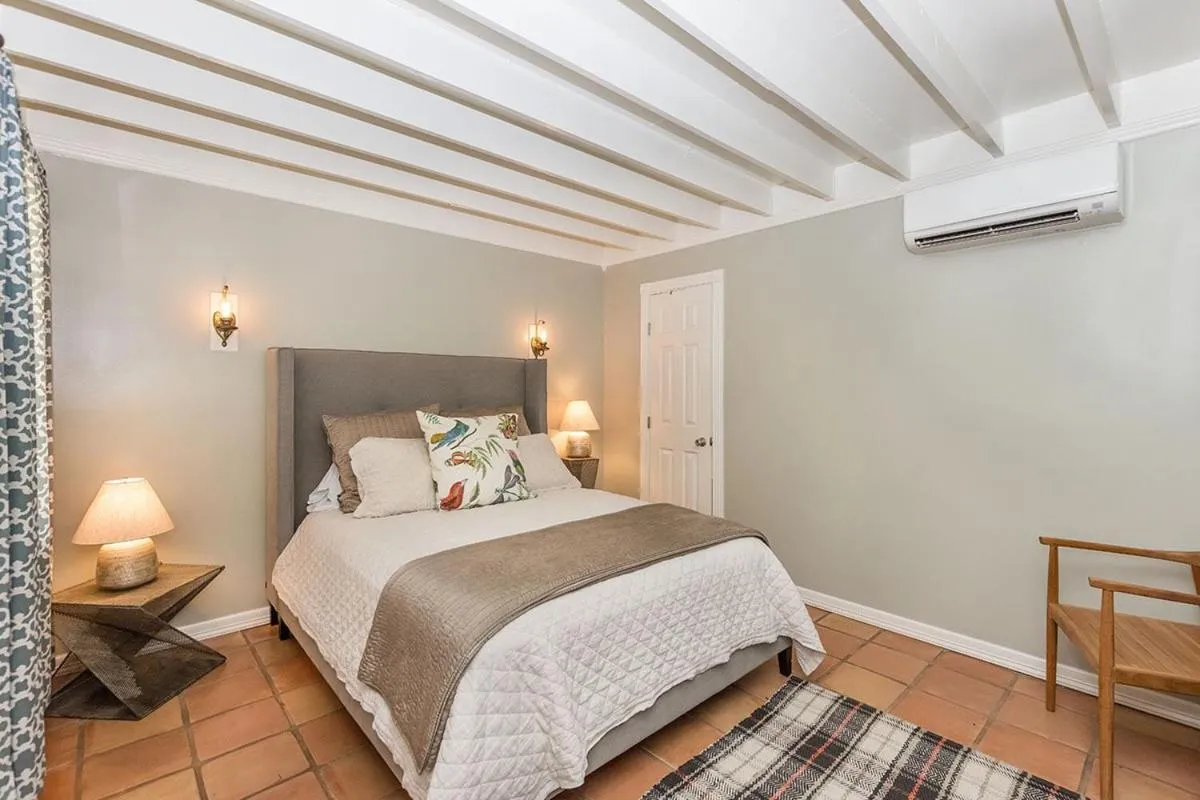 Bed in Fischer Farmhouse