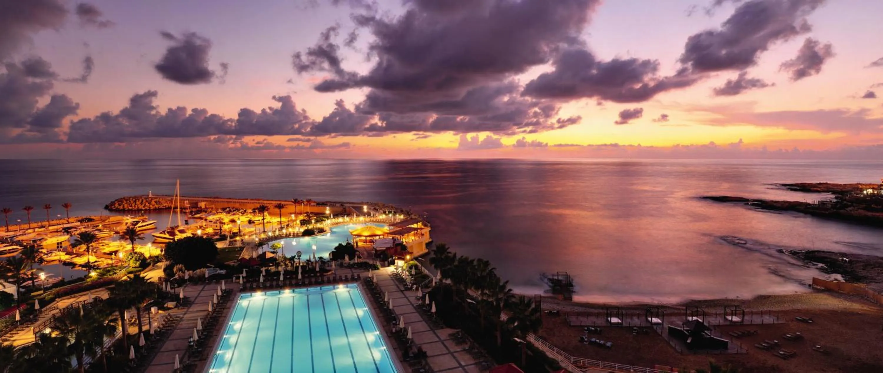 Beach in Mövenpick Hotel Beirut