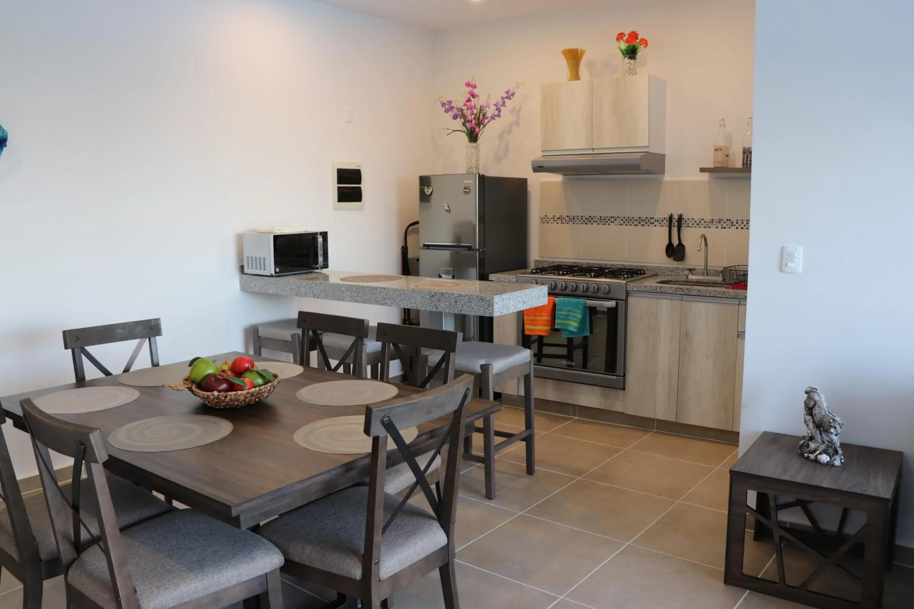 Kitchen or kitchenette in Departamento Dream Lagoons XA