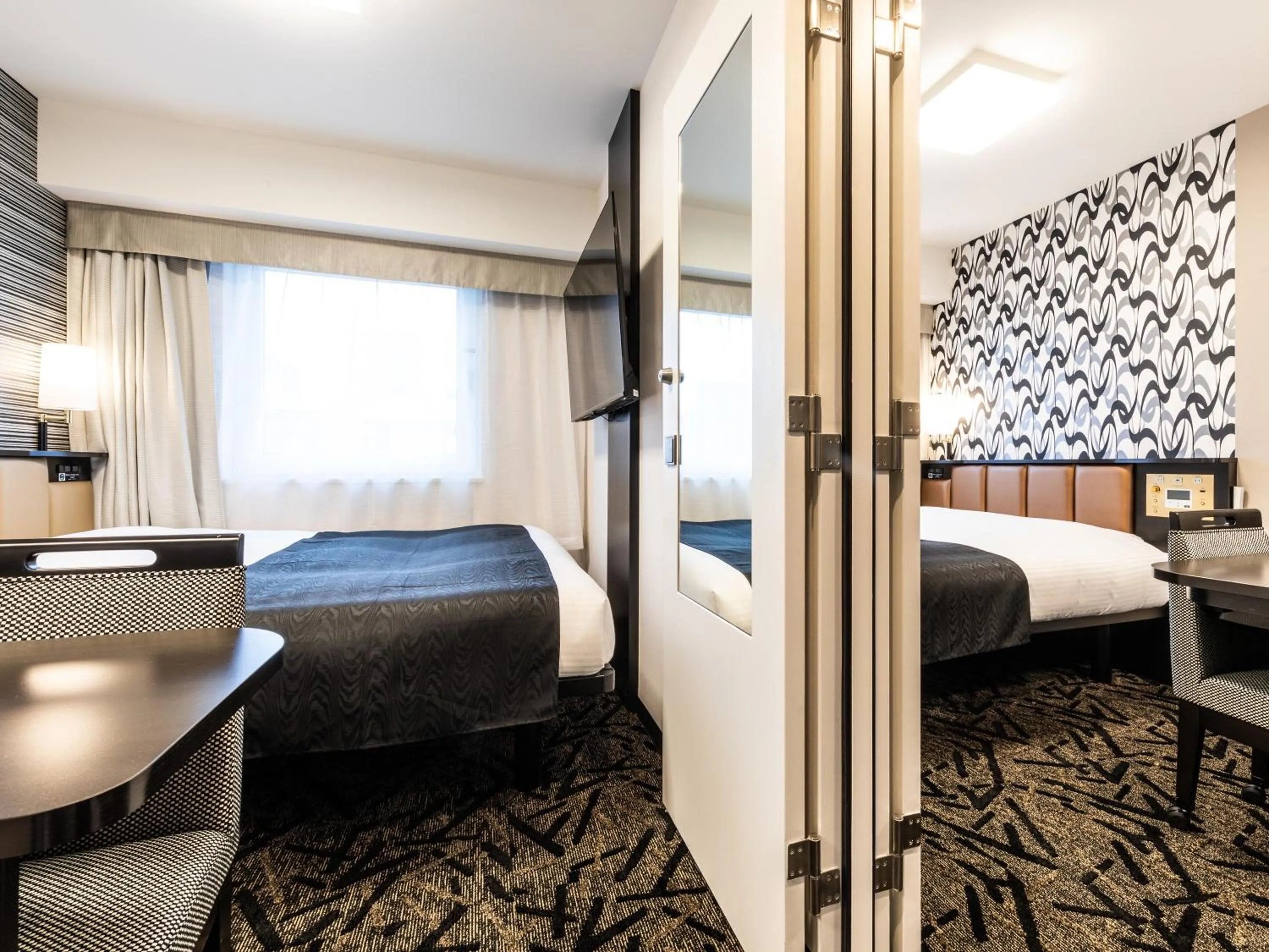 Bed in APA Hotel Kintetsu-Nara Ekimae