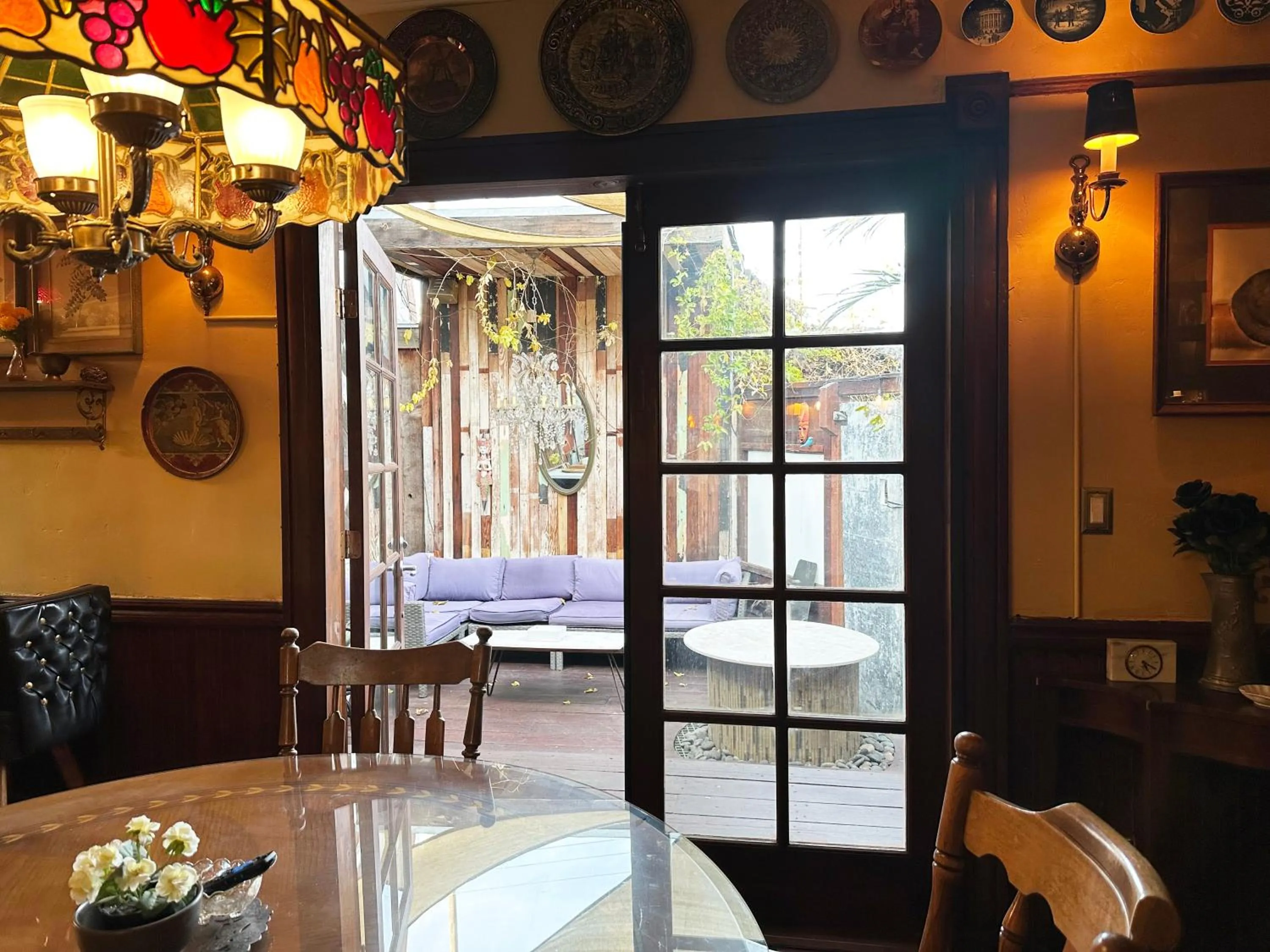 Dining area in The Rosemary