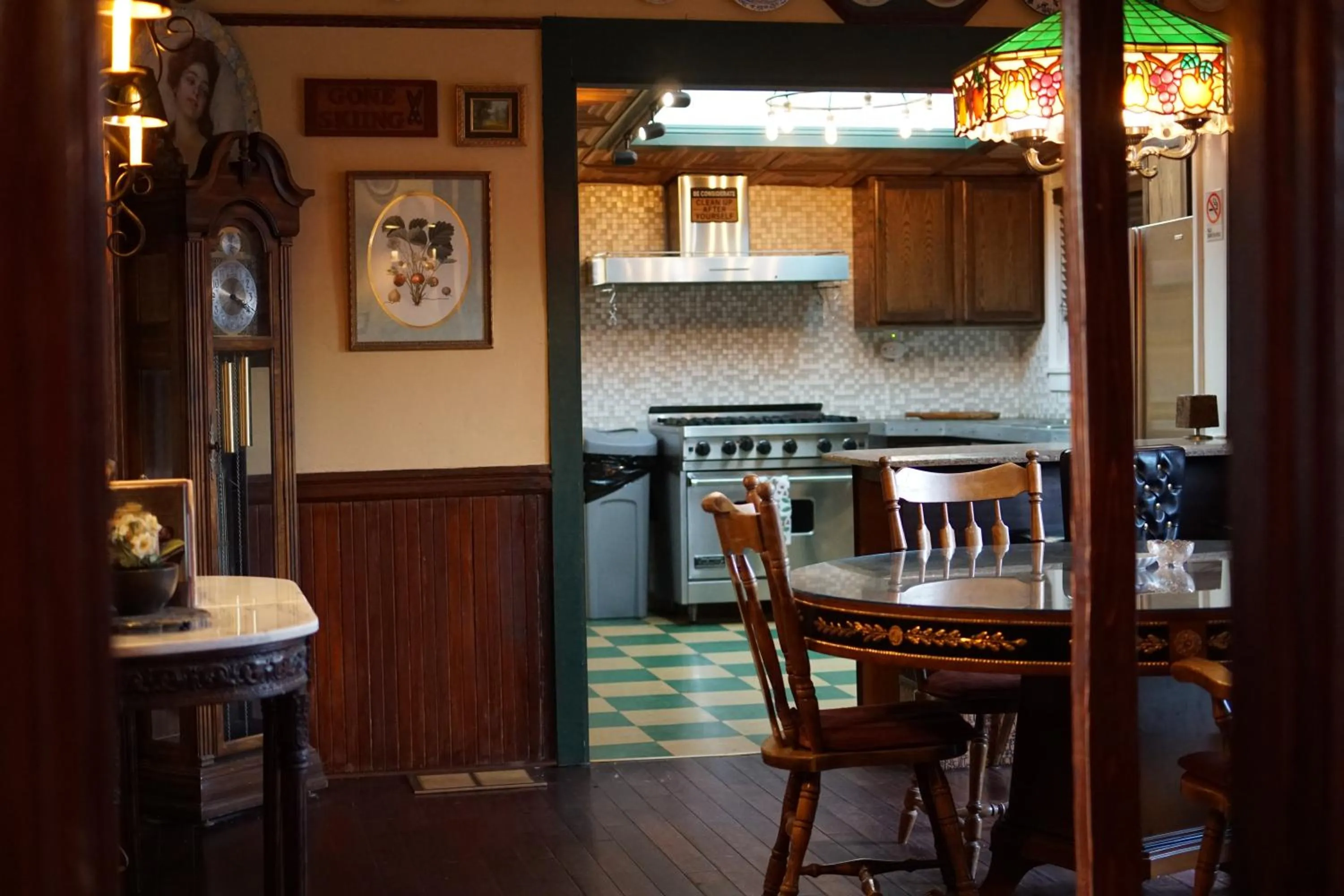 Dining area in The Rosemary
