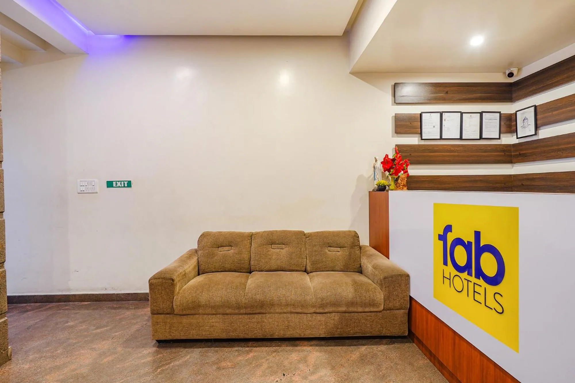 Lobby or reception in FabHotel The Prime - Nr Horamavu