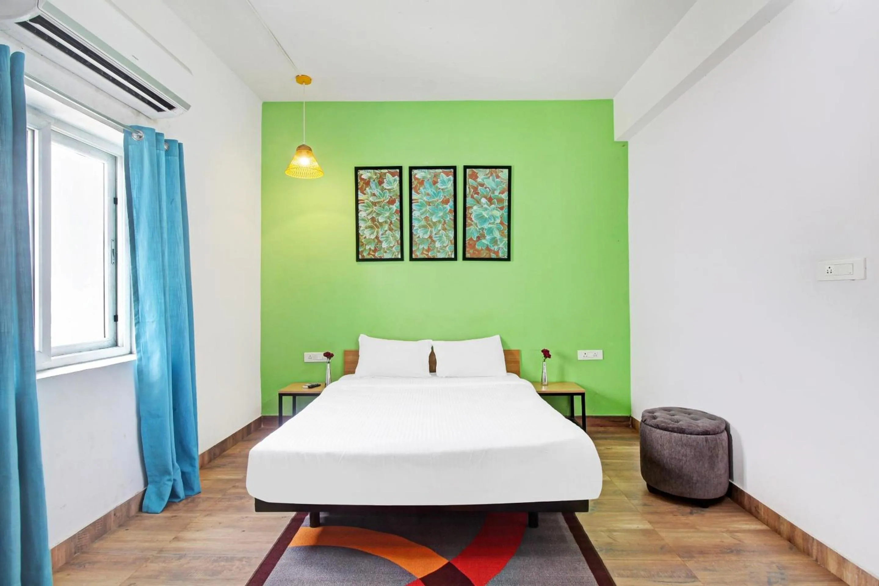 Bedroom, Bed in Collection O Shining Suites Near Erragadda Metro Station