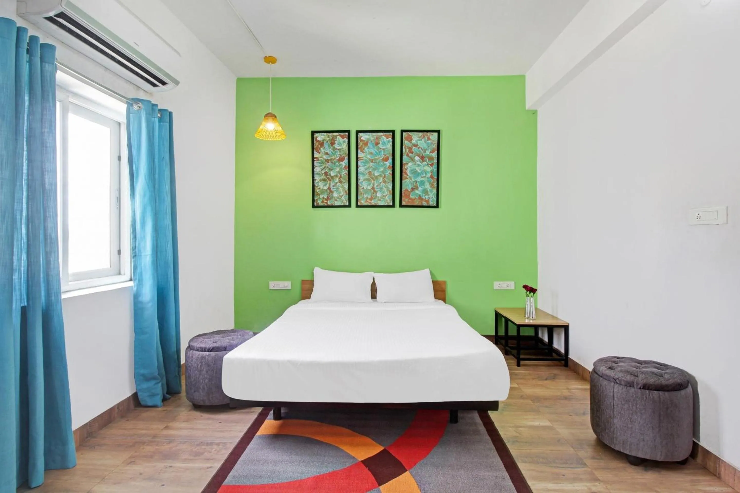 Bedroom, Bed in Collection O Shining Suites Near Erragadda Metro Station