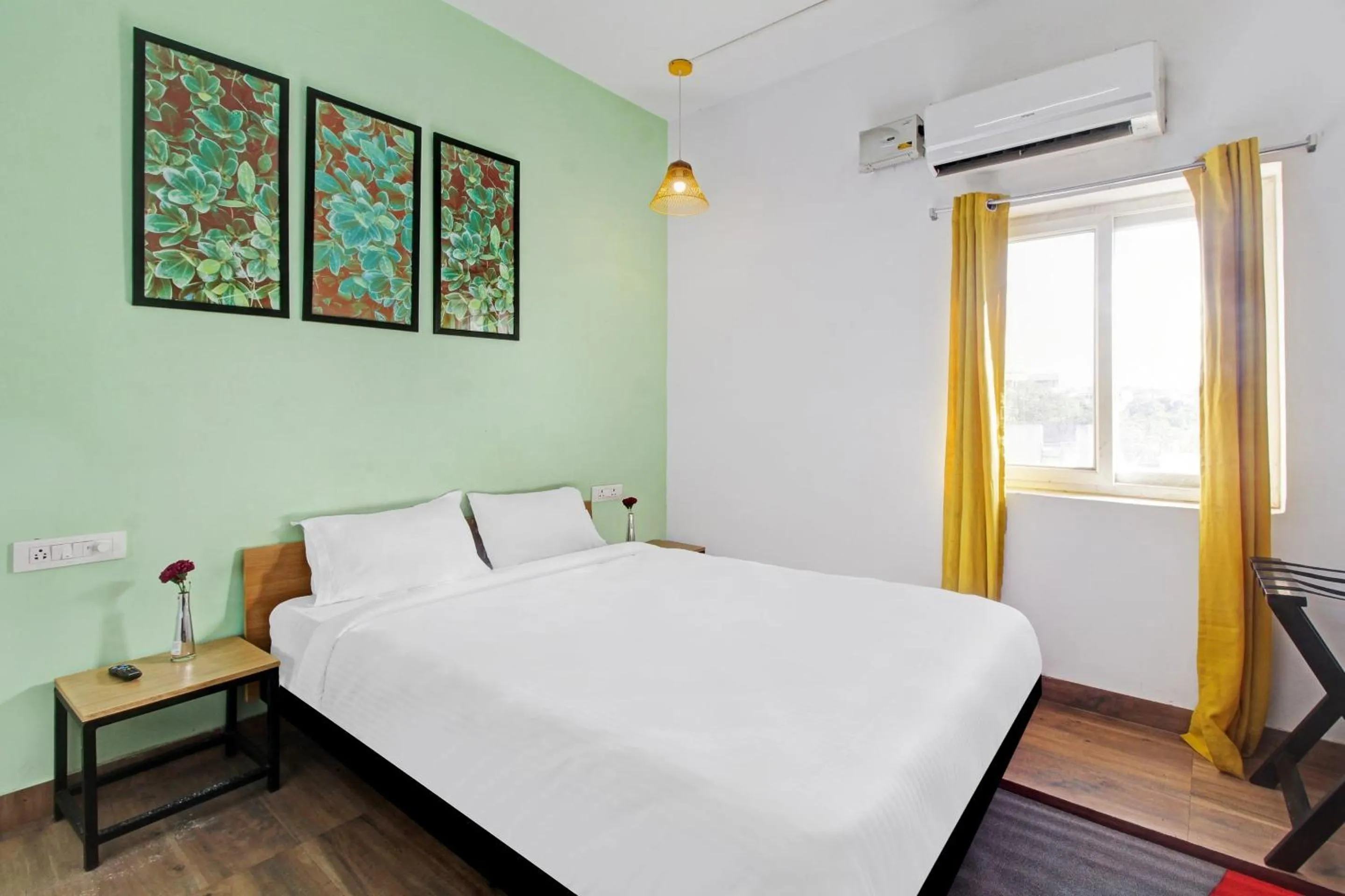 Bedroom, Bed in Collection O Shining Suites Near Erragadda Metro Station