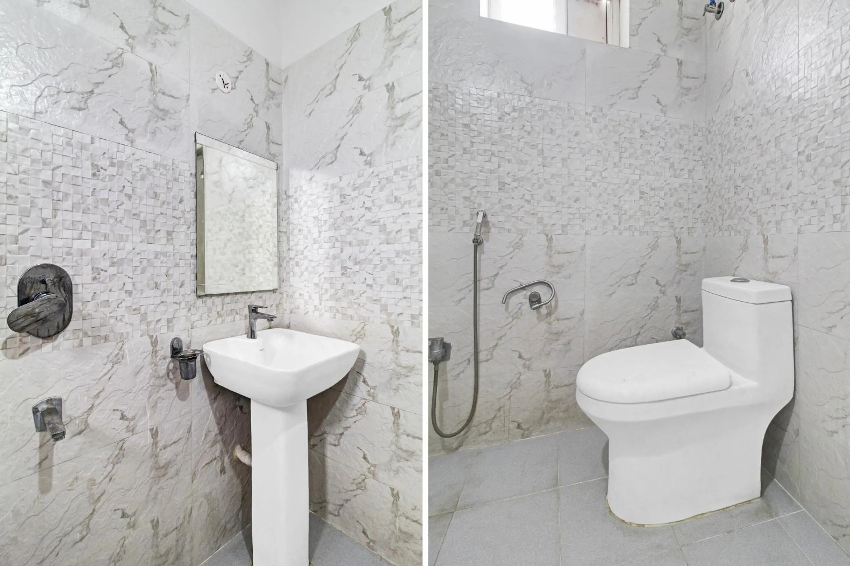 Bathroom in Collection O Shining Suites Near Erragadda Metro Station