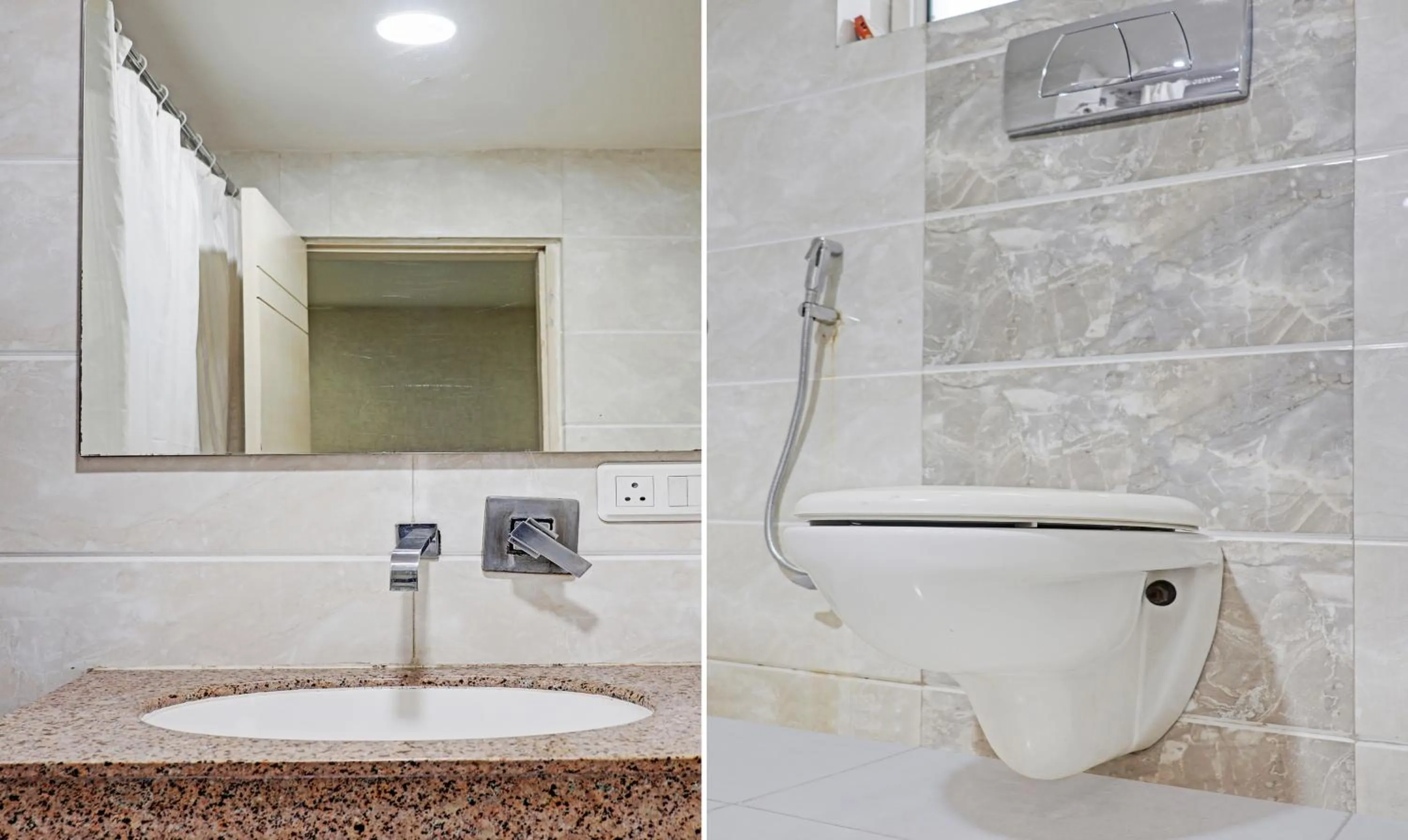 Bathroom in Treebo Elite City Upper Bazar