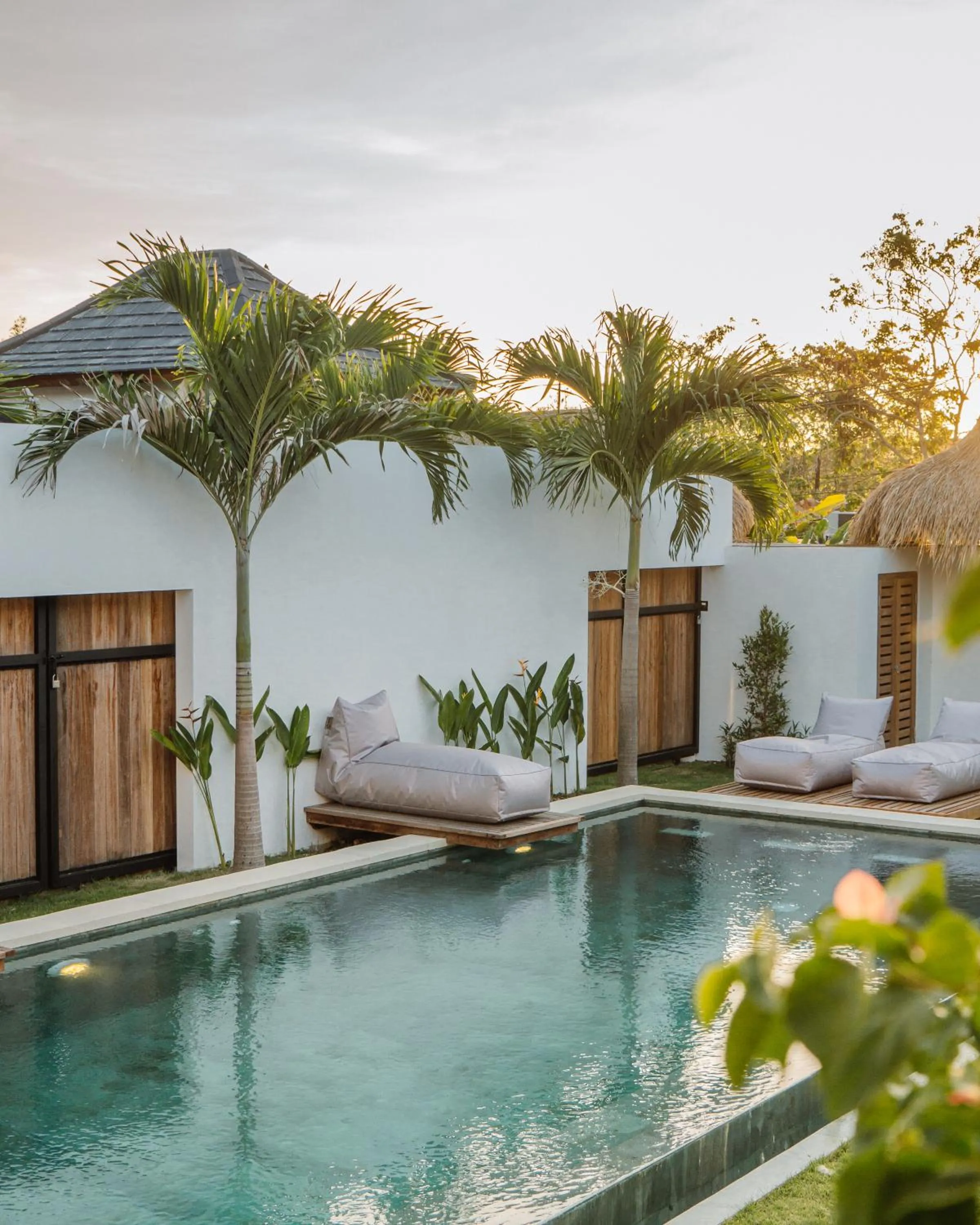 Garden view in MODJO Villas Bingin