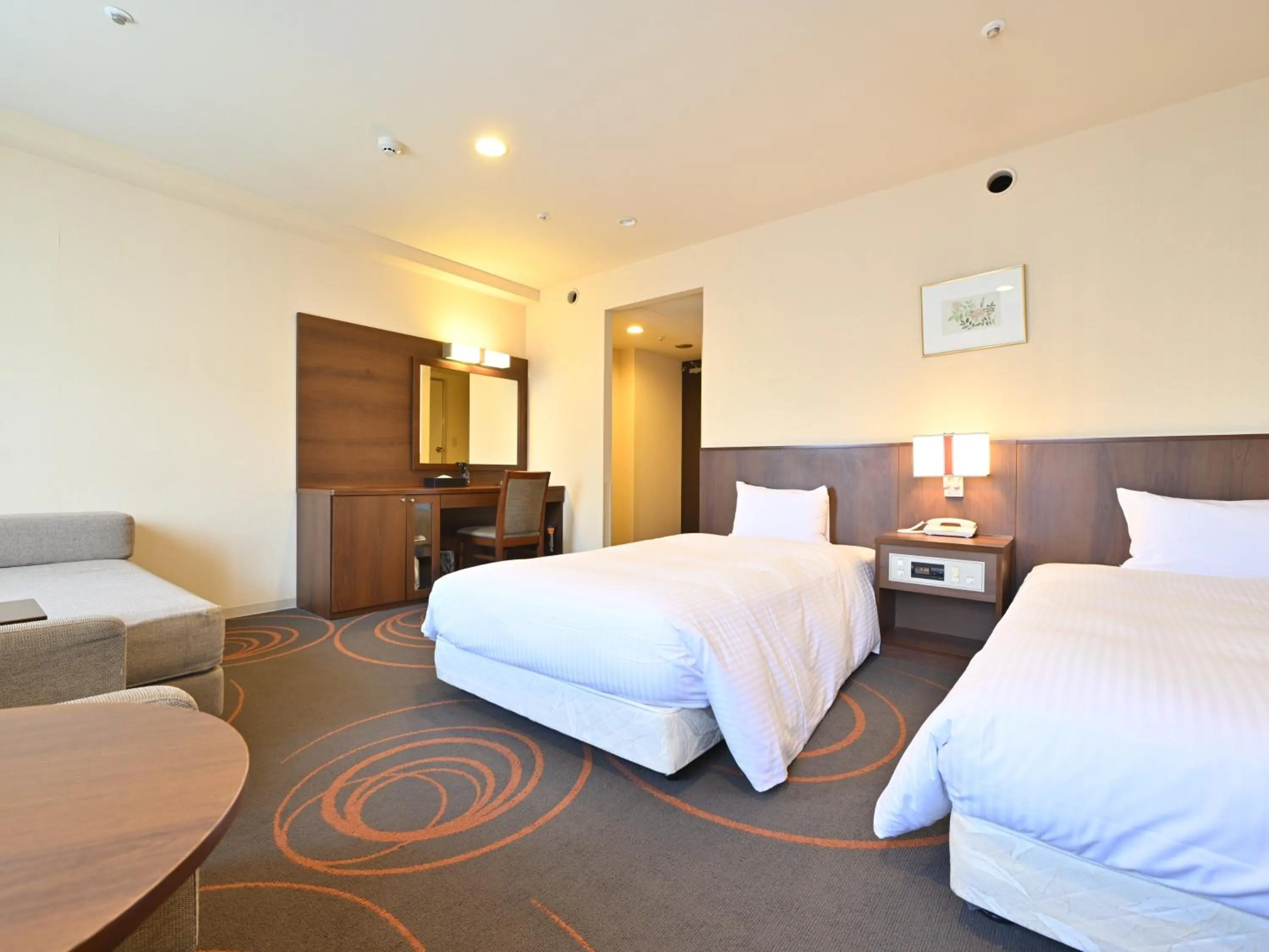 Bed in Hotel Abest Sapporo