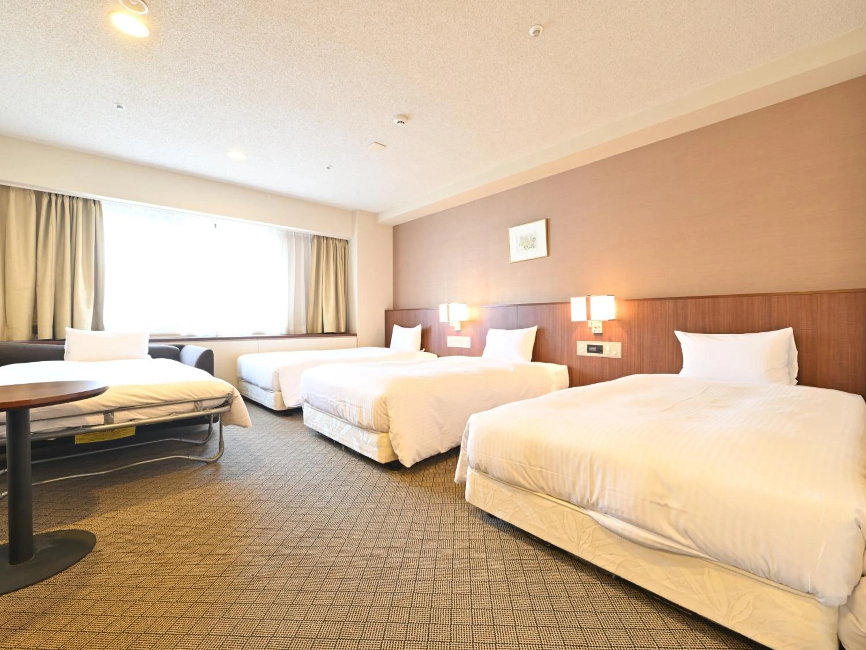 Bed in Hotel Abest Sapporo