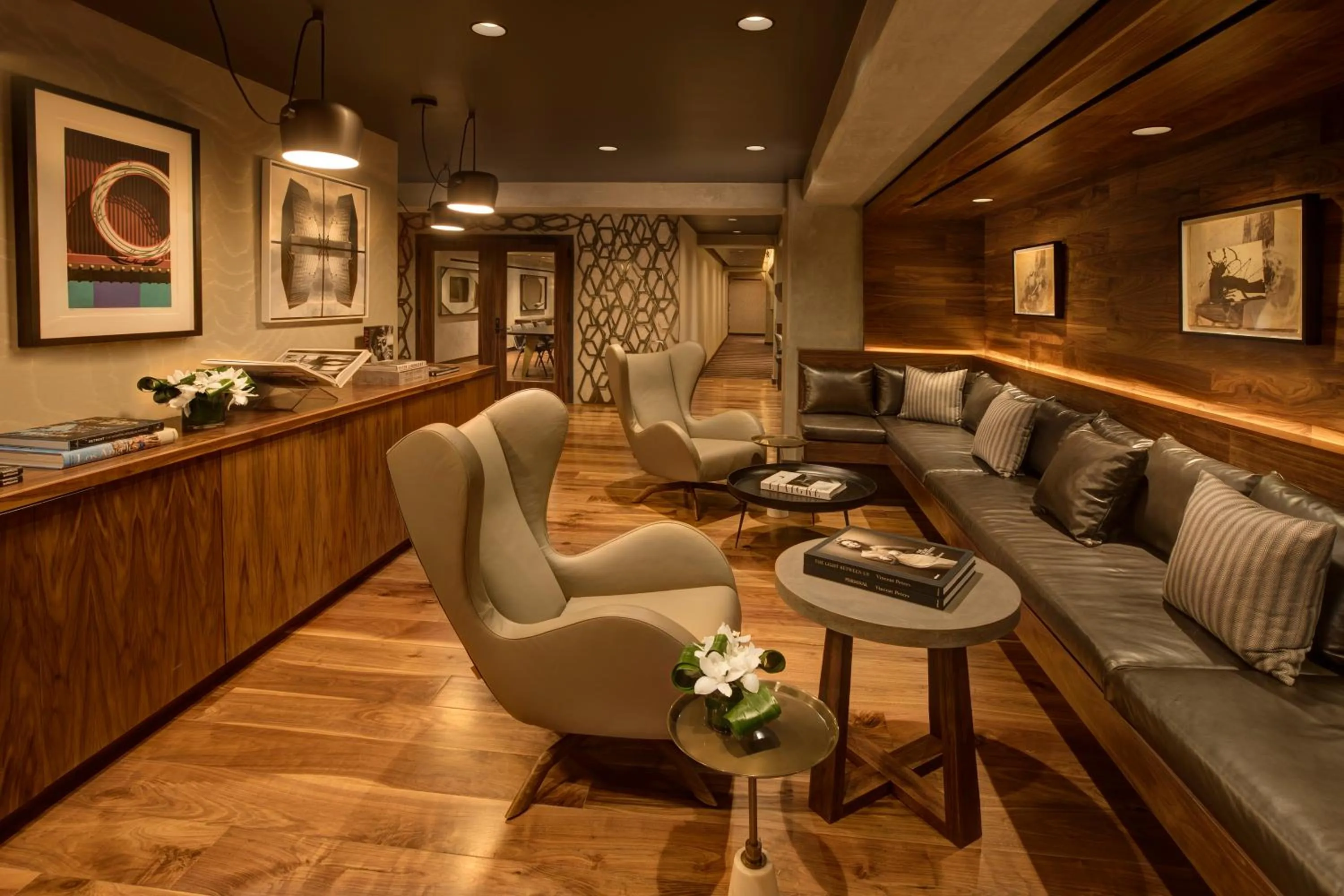 Seating area in SIXTY Beverly Hills