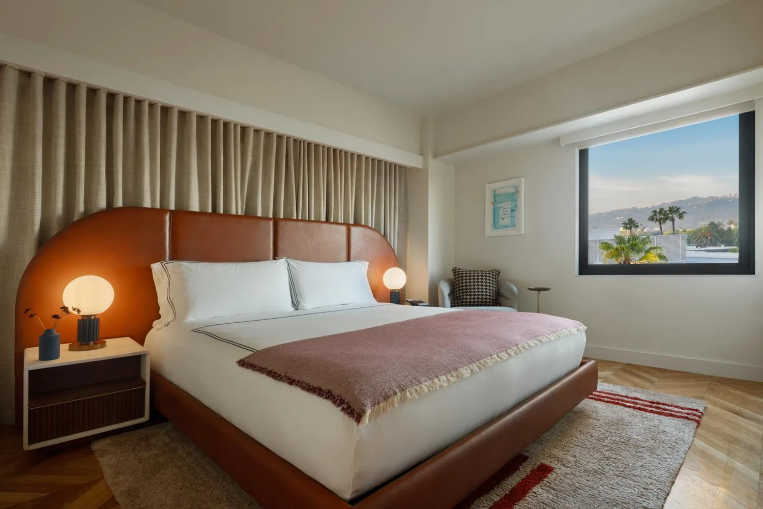 Bedroom, Bed in SIXTY Beverly Hills