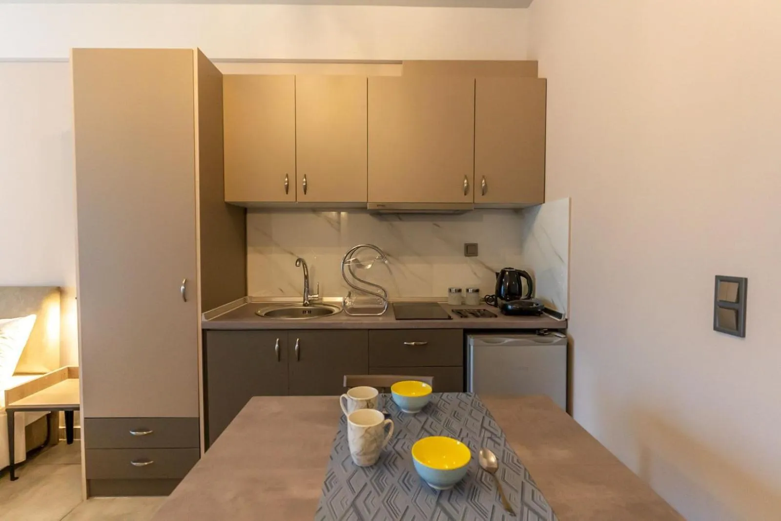 Kitchen or kitchenette in AURA APARTMENTS